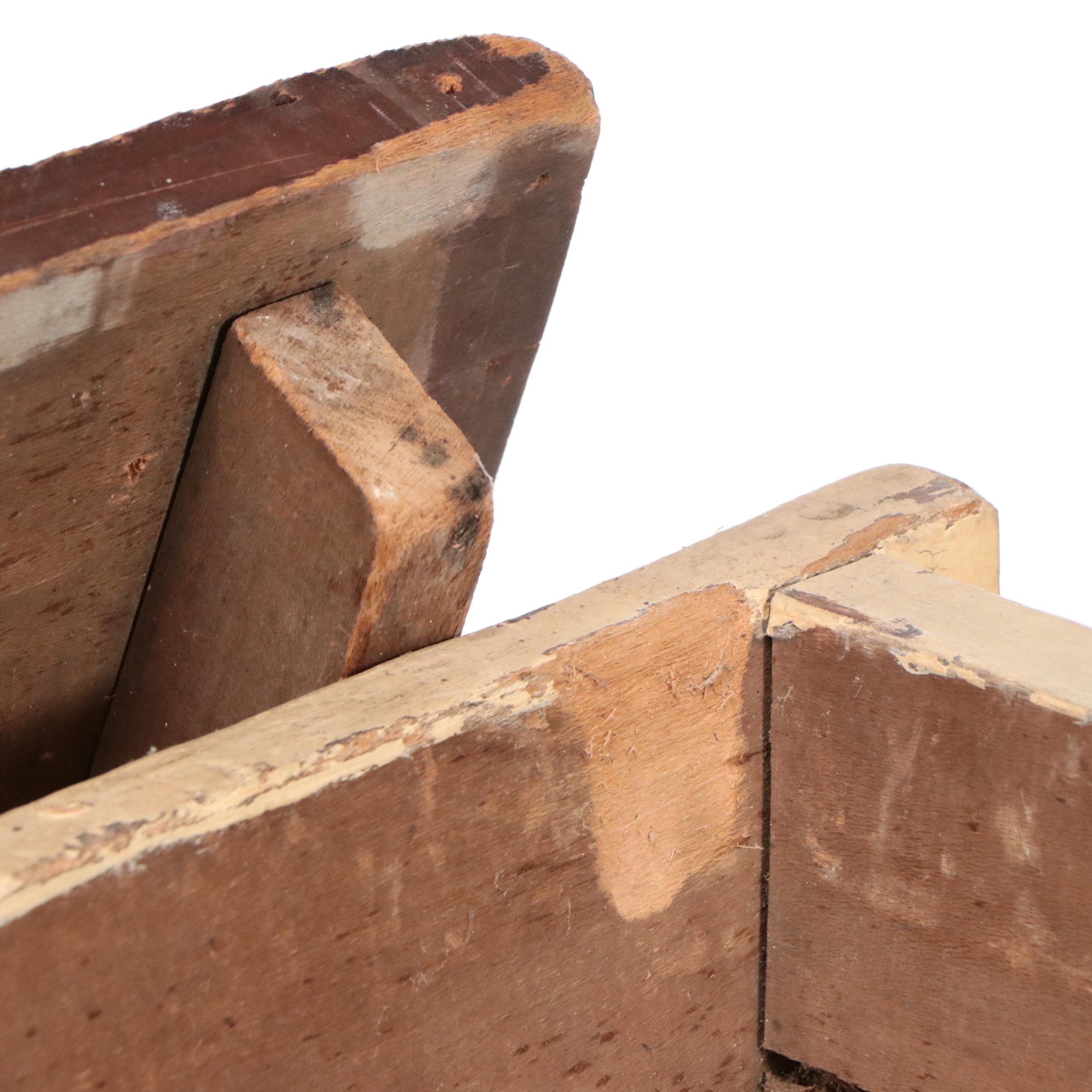 Primitive Painted Wood Dough Box, Late 19th/Early 20th Century