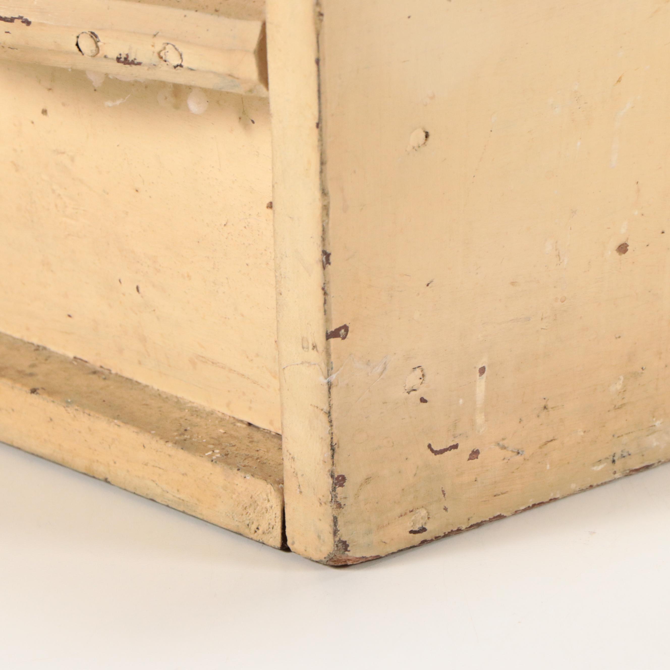 Primitive Painted Wood Dough Box, Late 19th/Early 20th Century