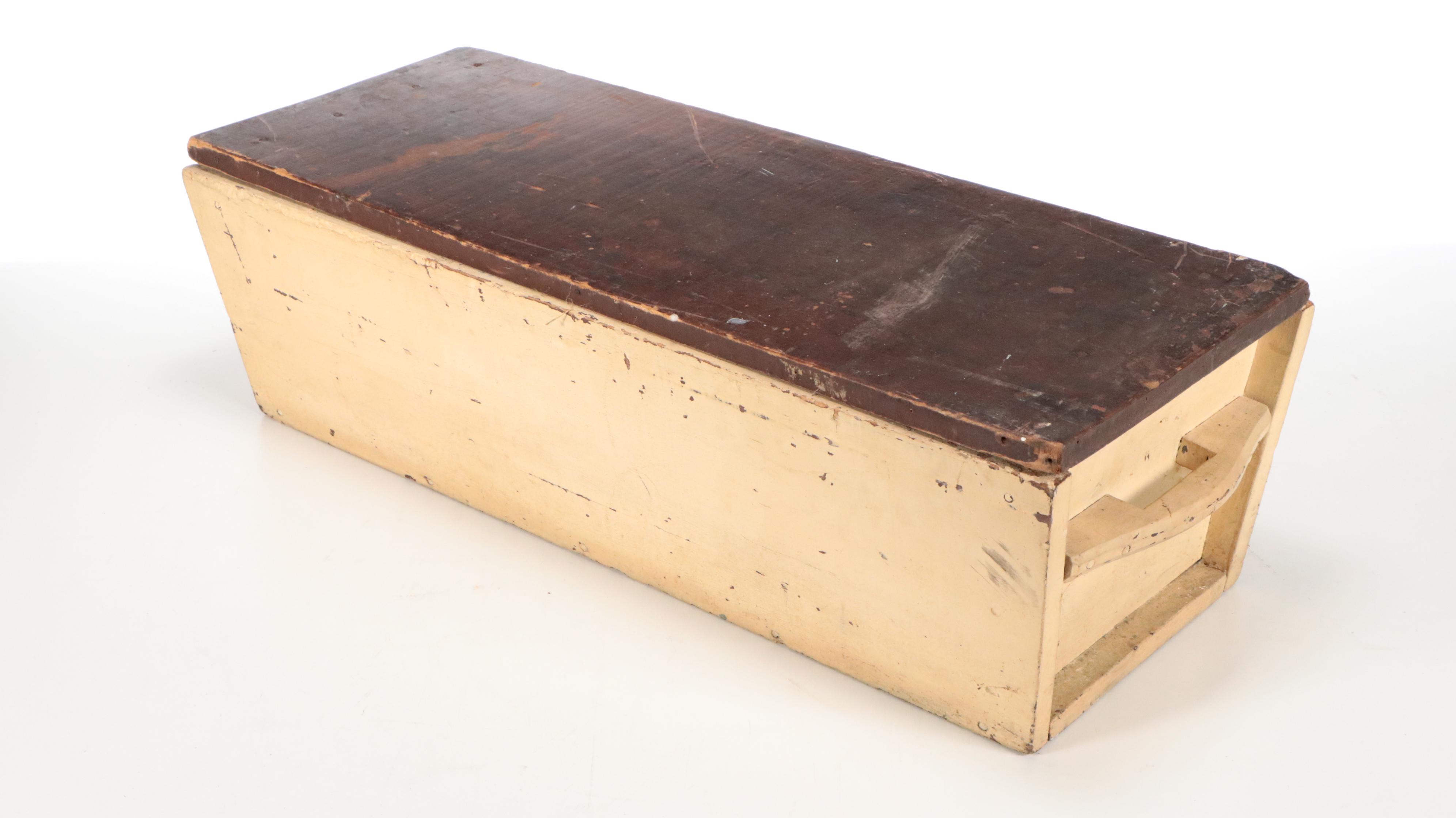 Primitive Painted Wood Dough Box, Late 19th/Early 20th Century