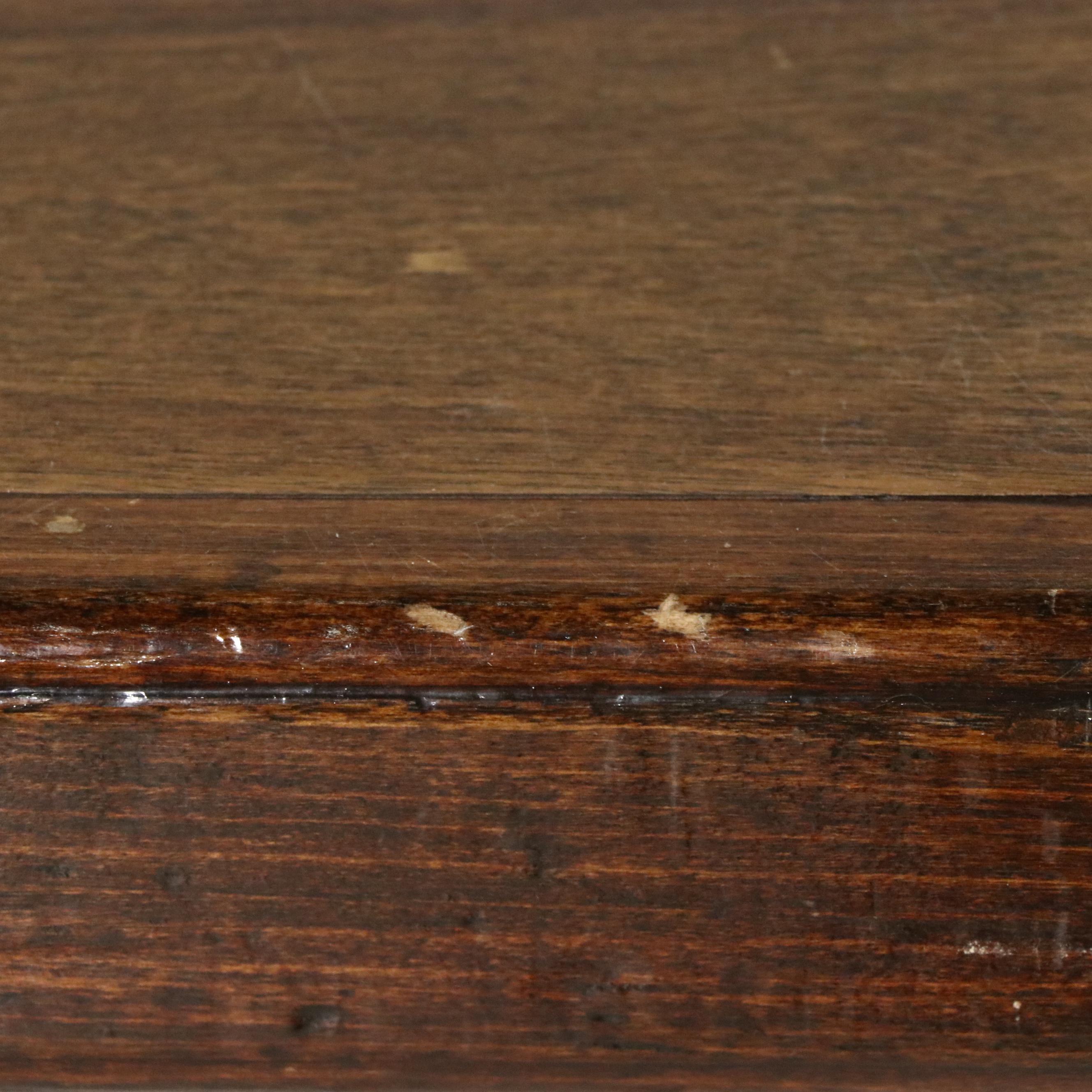 Oak and Cast Iron Side Table, Adapted