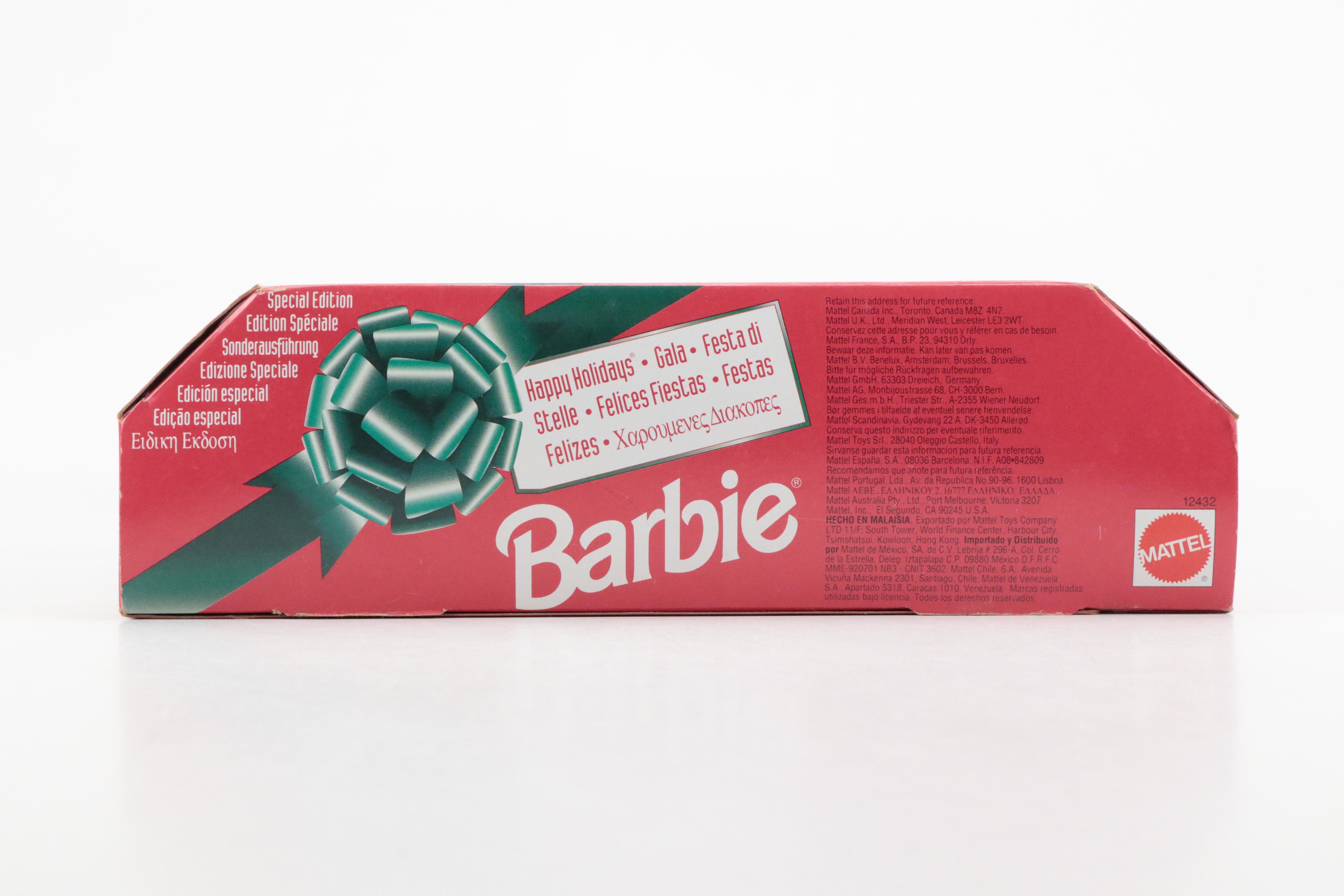 Happy Holidays Barbies Including Special Edition in Original Boxes