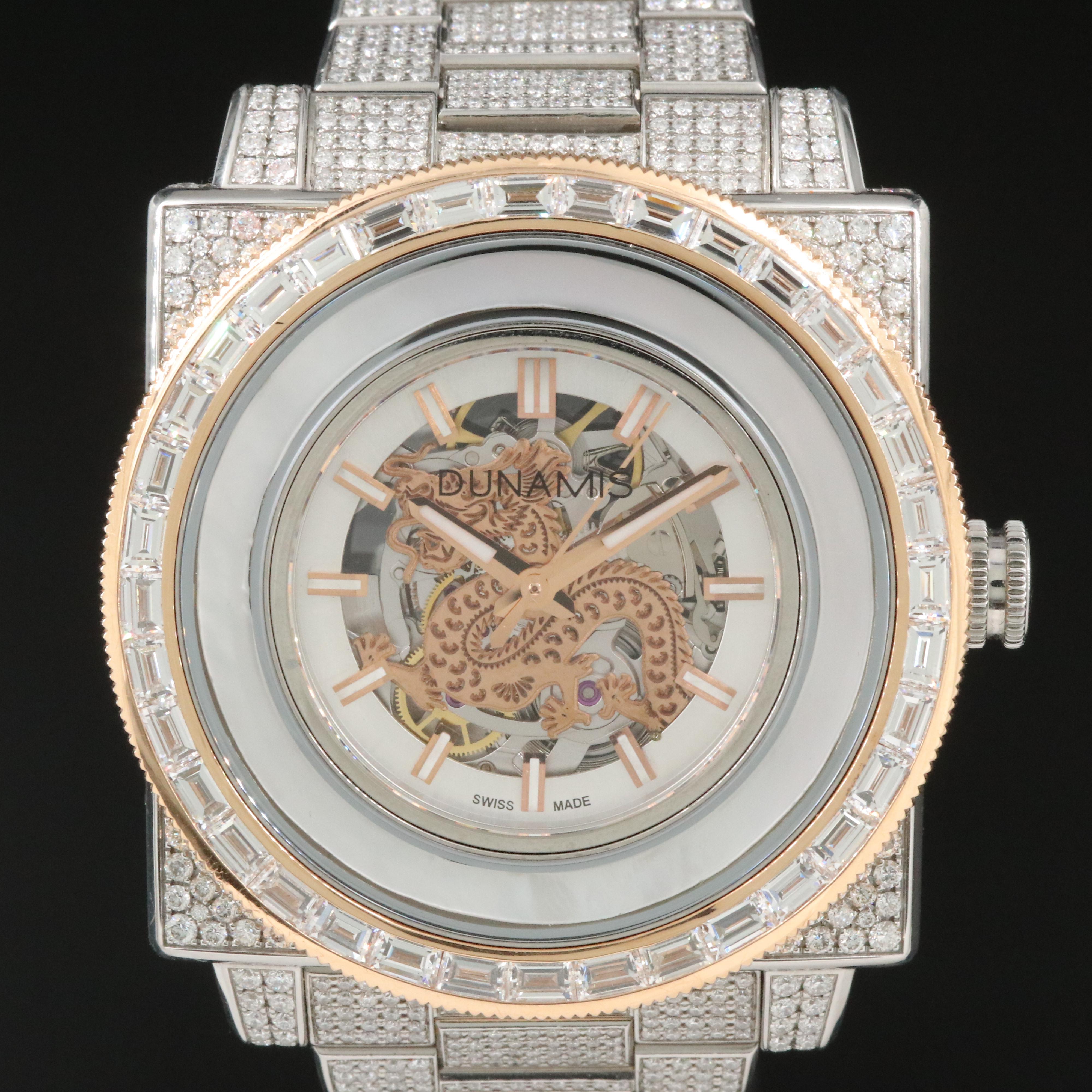 Dunamis Hubris 18.31 CTW Diamond Automatic Watch