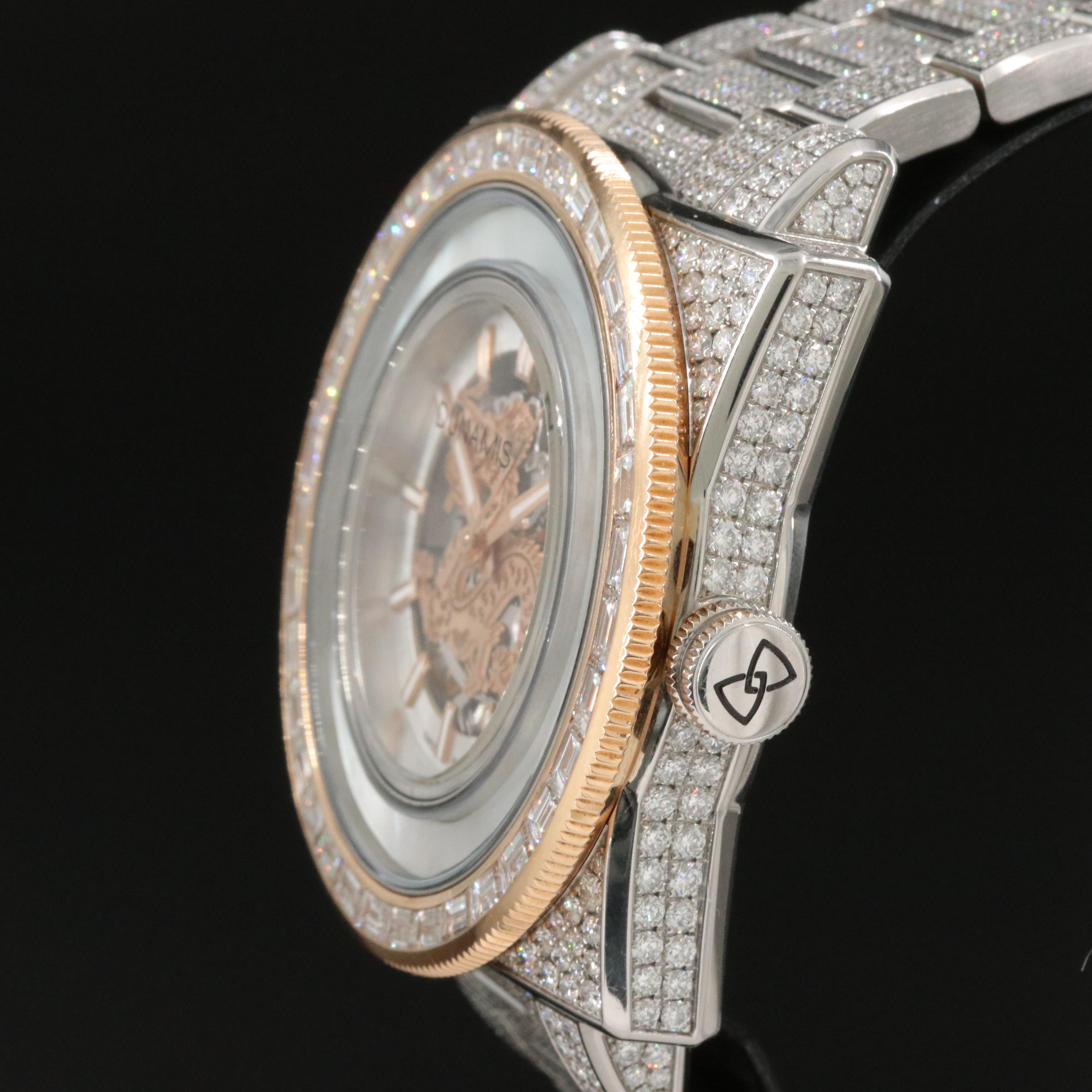 Dunamis Hubris 18.31 CTW Diamond Automatic Watch