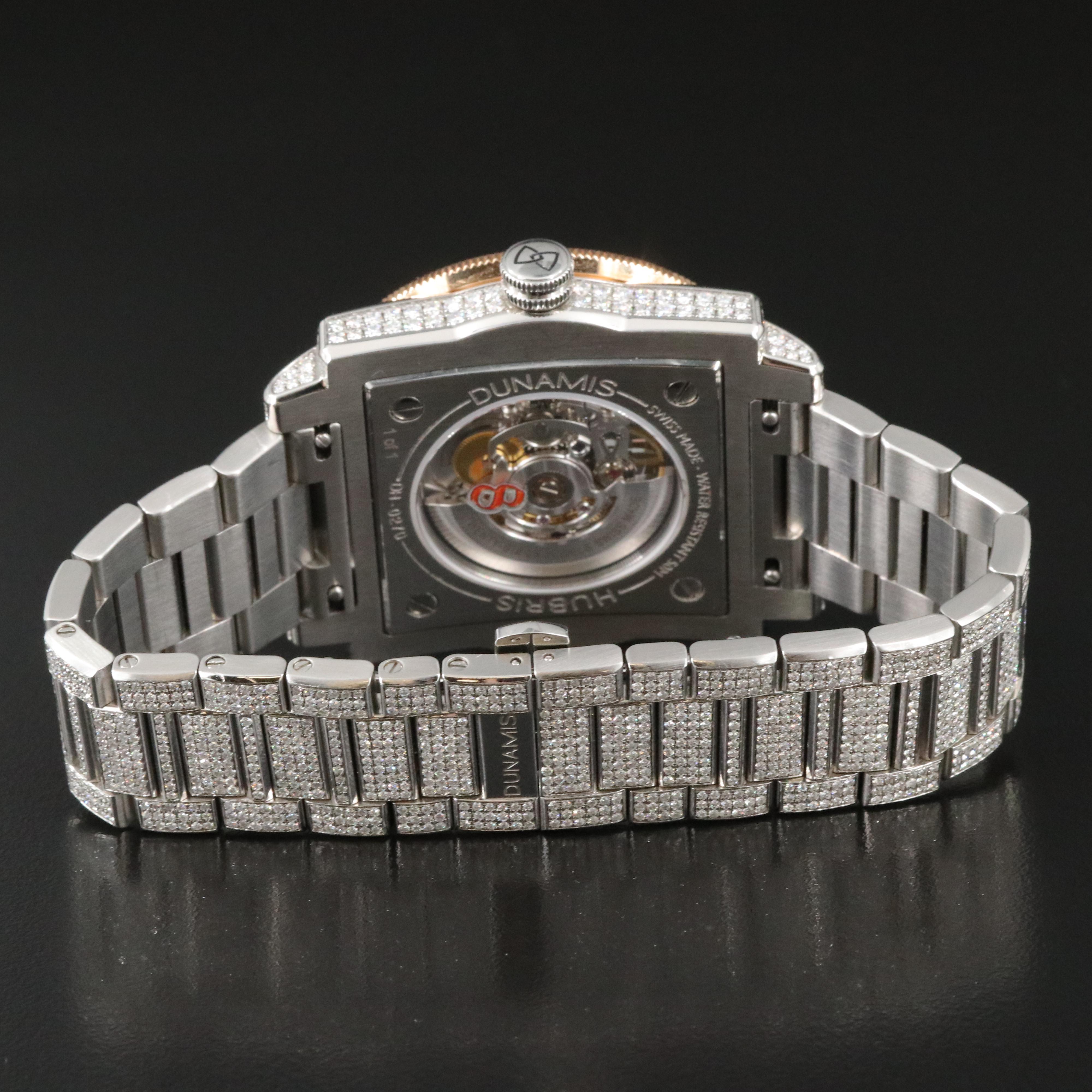 Dunamis Hubris 18.31 CTW Diamond Automatic Watch