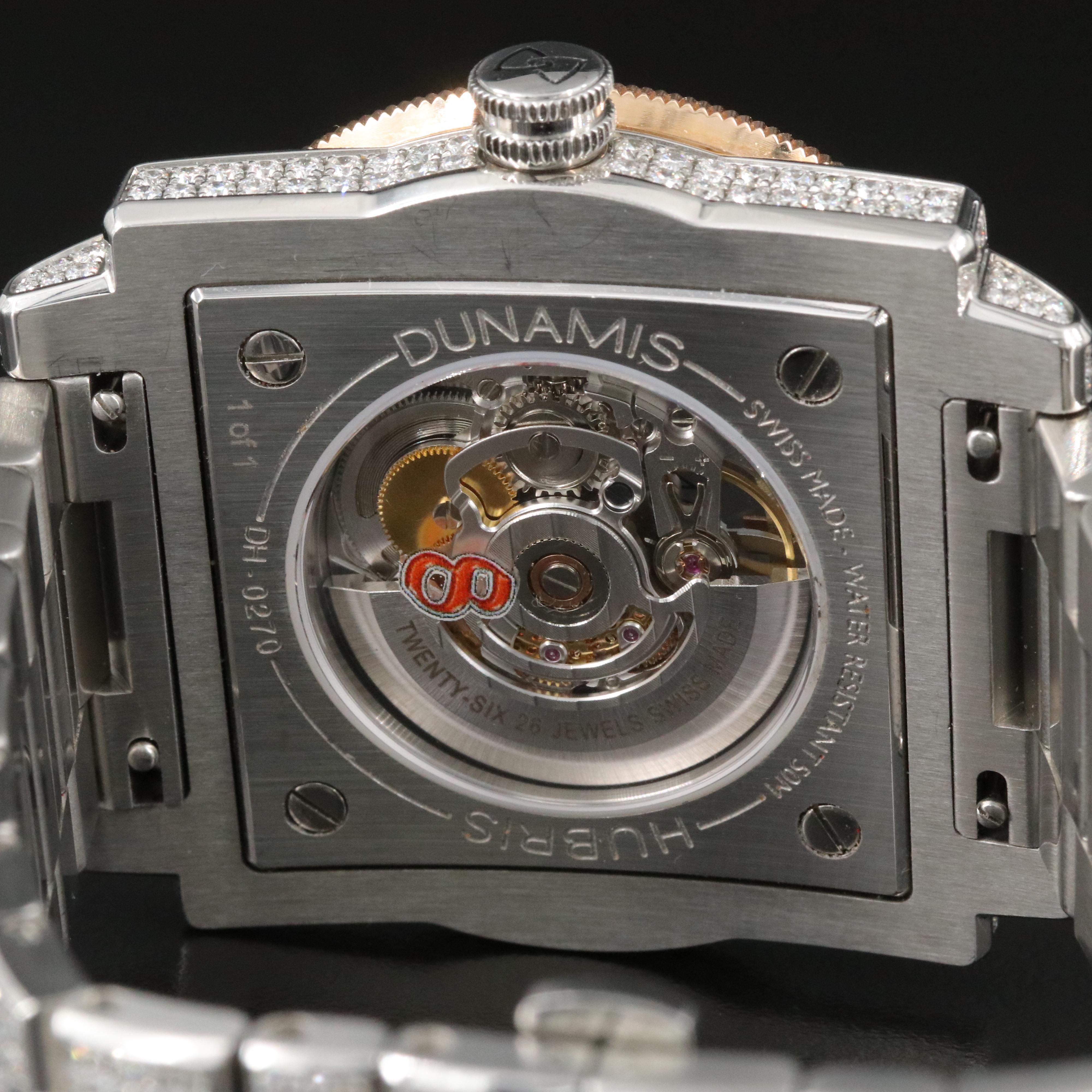 Dunamis Hubris 18.31 CTW Diamond Automatic Watch