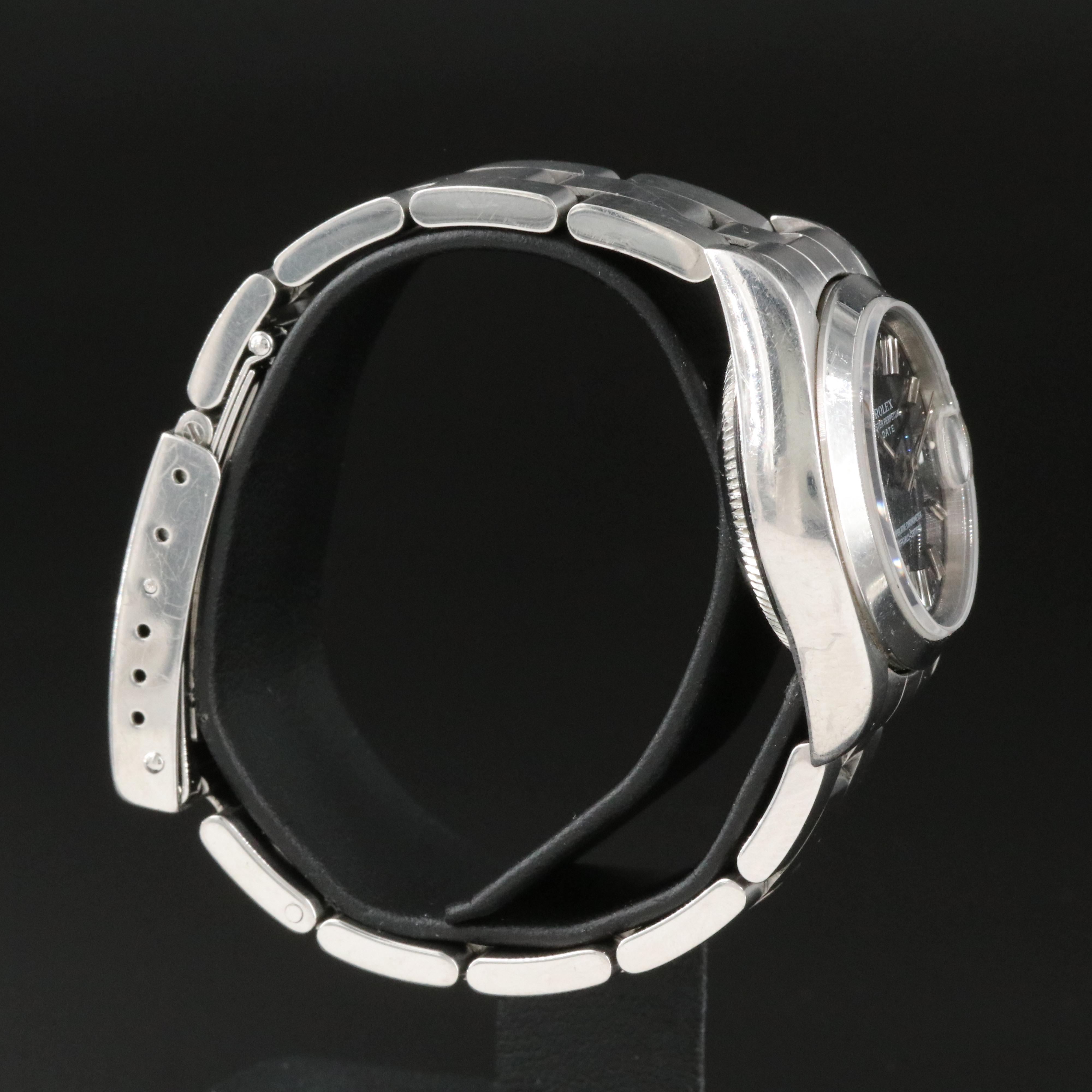 1996 Rolex Oyster Perpetual Date 69160 Watch