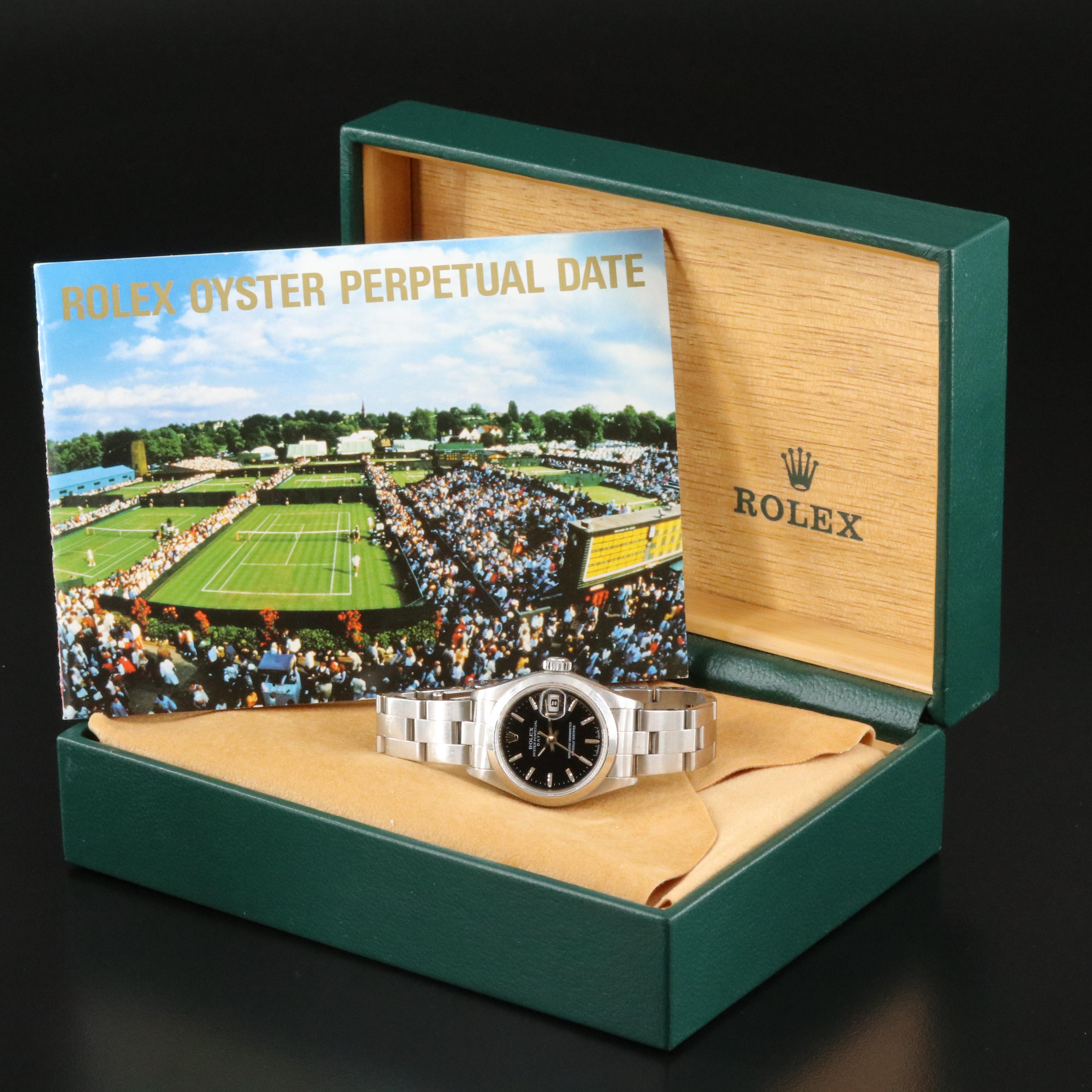 1996 Rolex Oyster Perpetual Date 69160 Watch