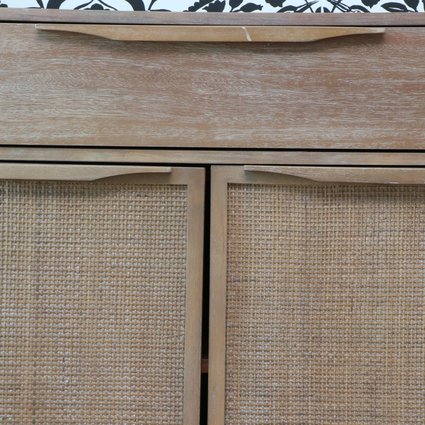 Madison Park "Palisades" Wood and Woven Accent Chest, Pair