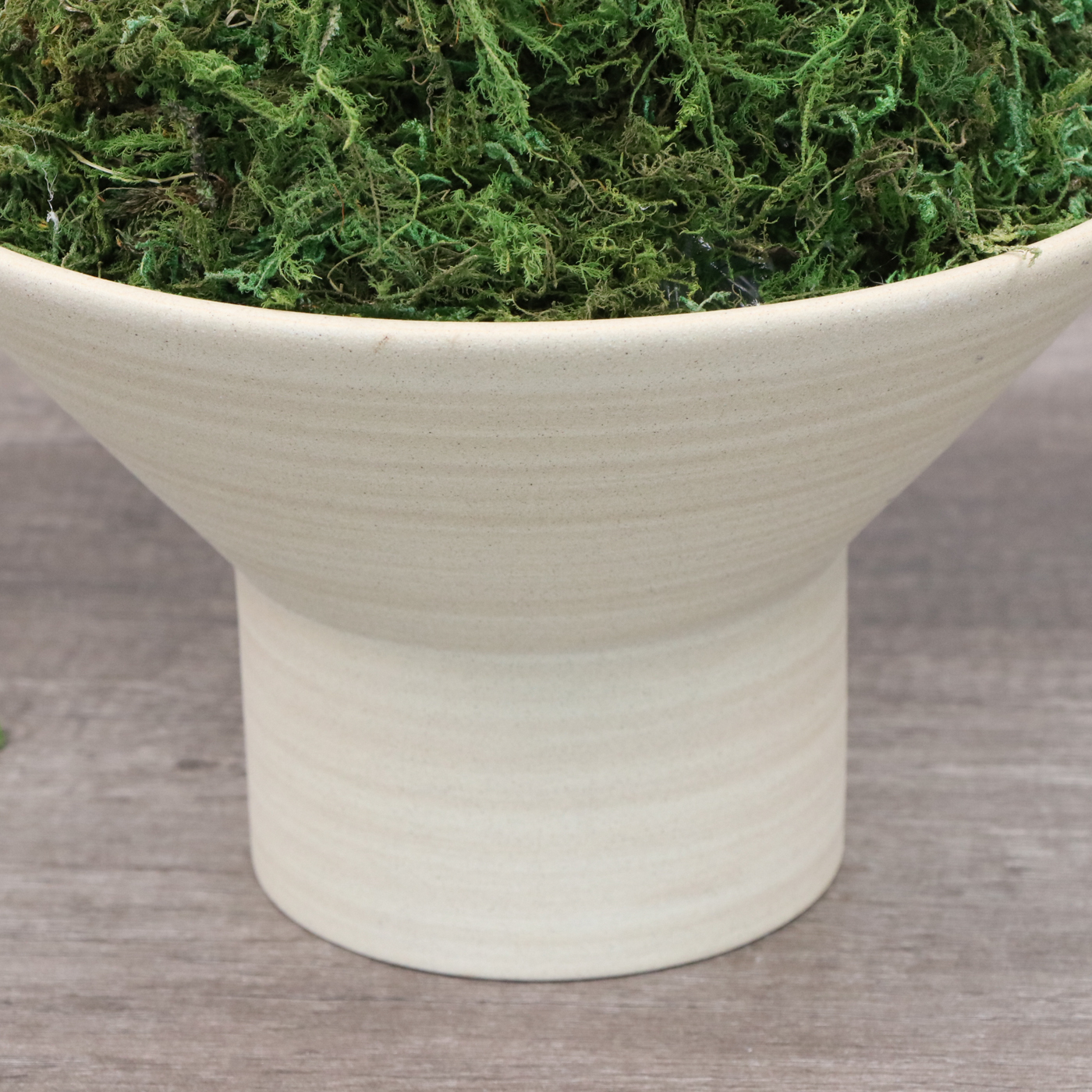 Handcrafted Stoneware Vase with Grass Plumes and Other Arrangements