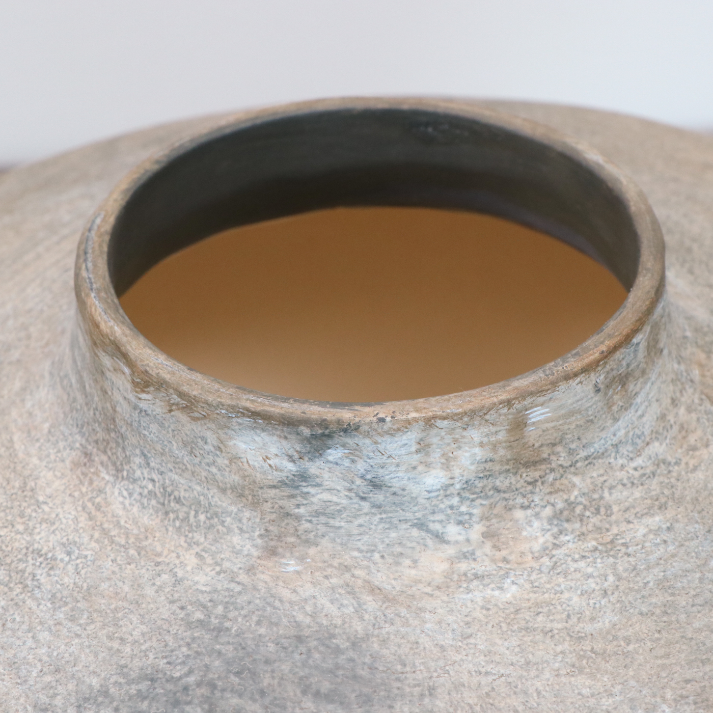 Earthenware Décor Vases and Potted Artificial Rubber Fig Plants