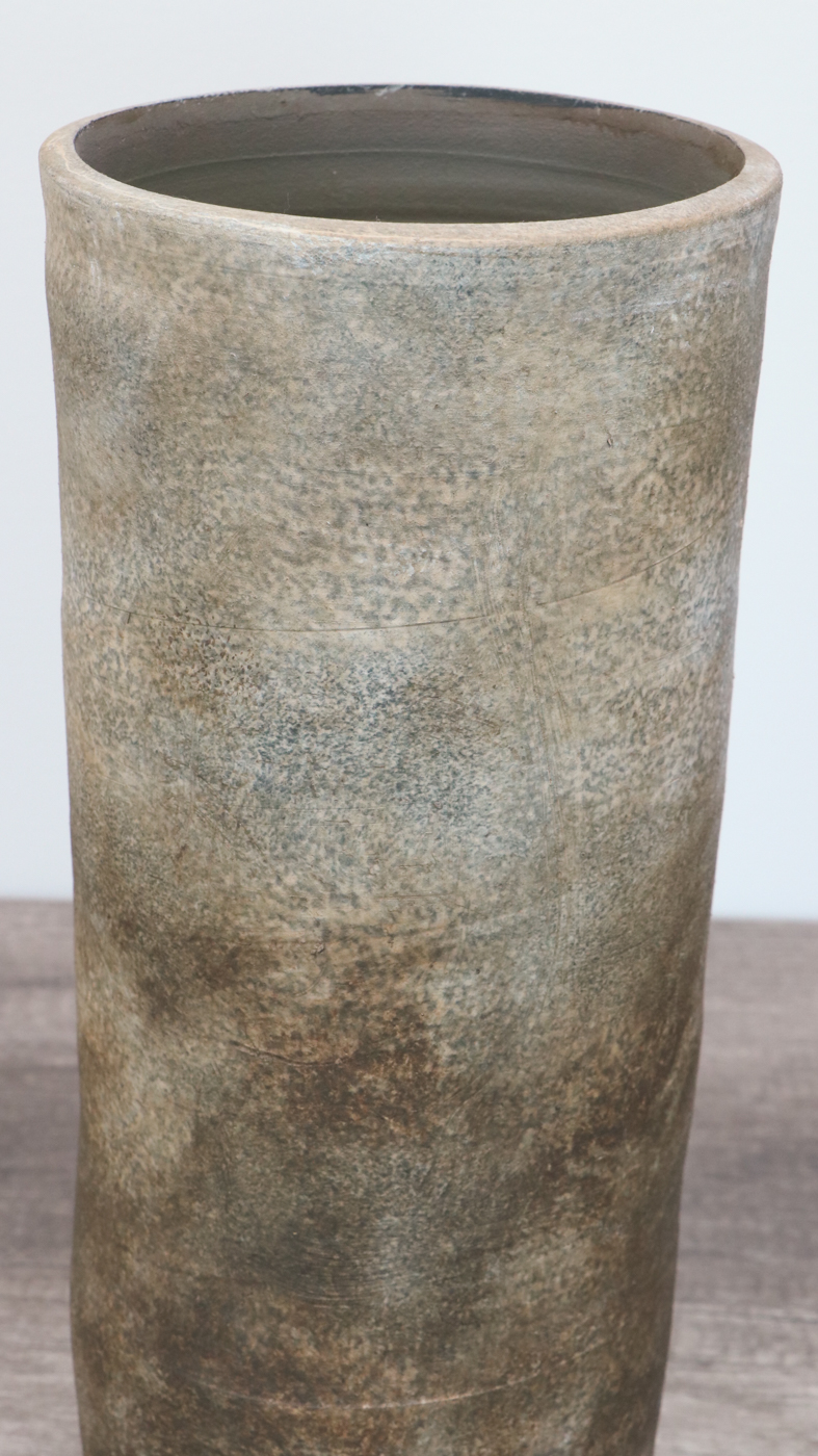 Earthenware Décor Vases and Potted Artificial Rubber Fig Plants