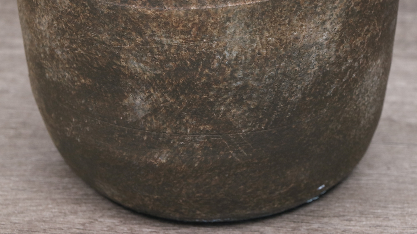 Earthenware Décor Vases and Potted Artificial Rubber Fig Plants