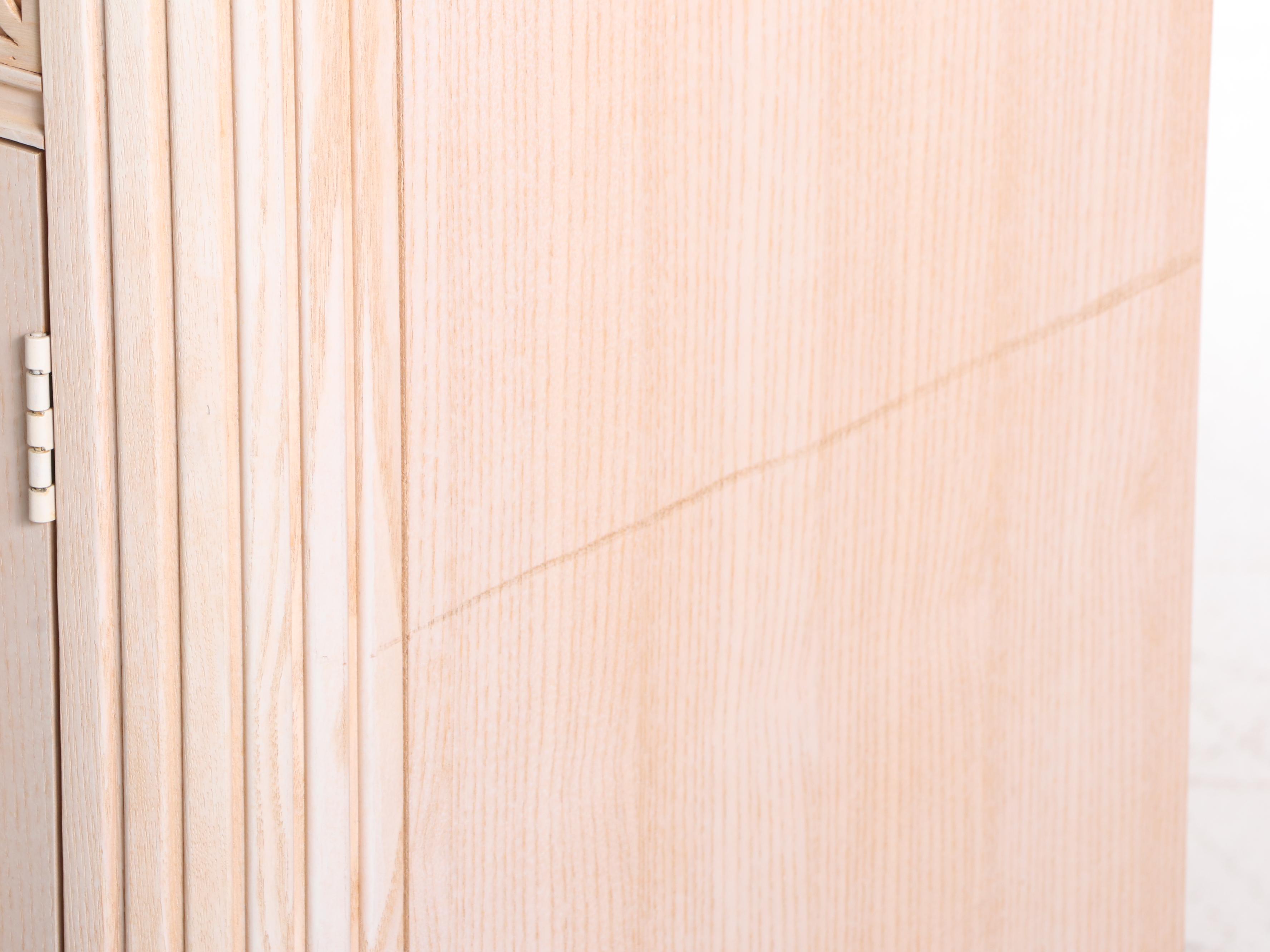 Thomasville "Impressions" Cerused Oak China Cabinet, Late 20th Century