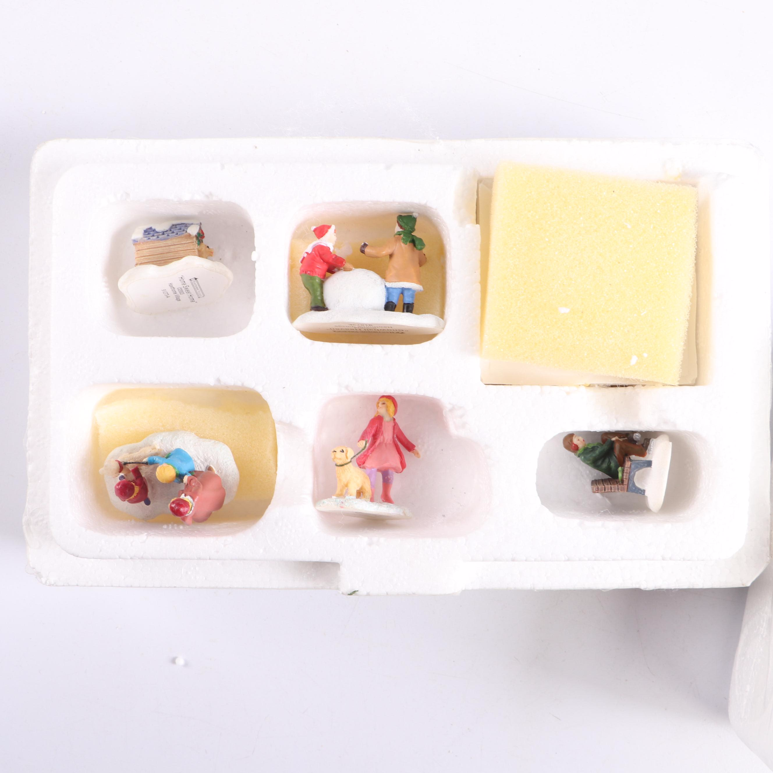 Thomas Kinkade's Village "Skating at the Pond" and More Christmas Village Décor