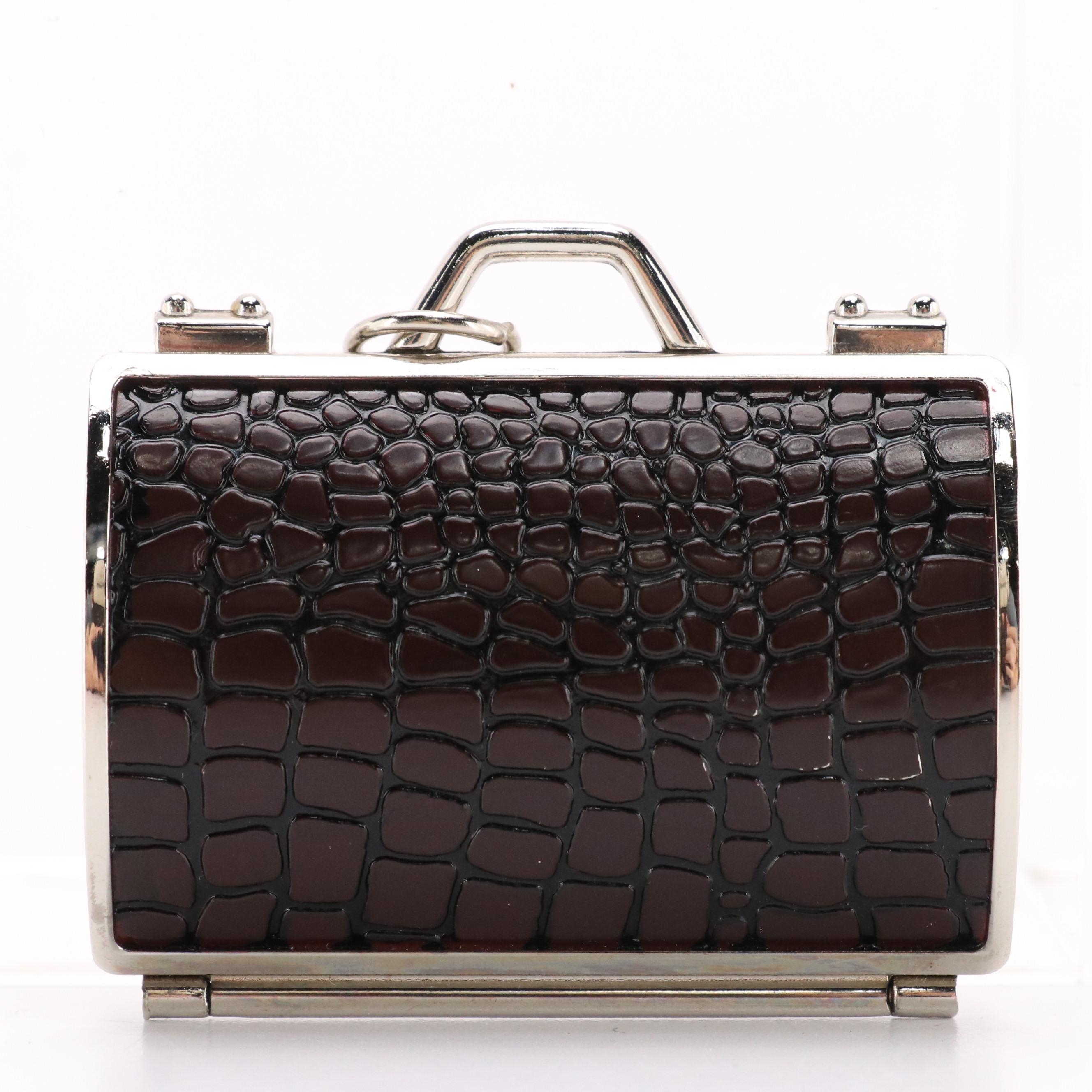 Judith Leiber Purse Pillbox/Bag Charm for Neiman Marcus with Box