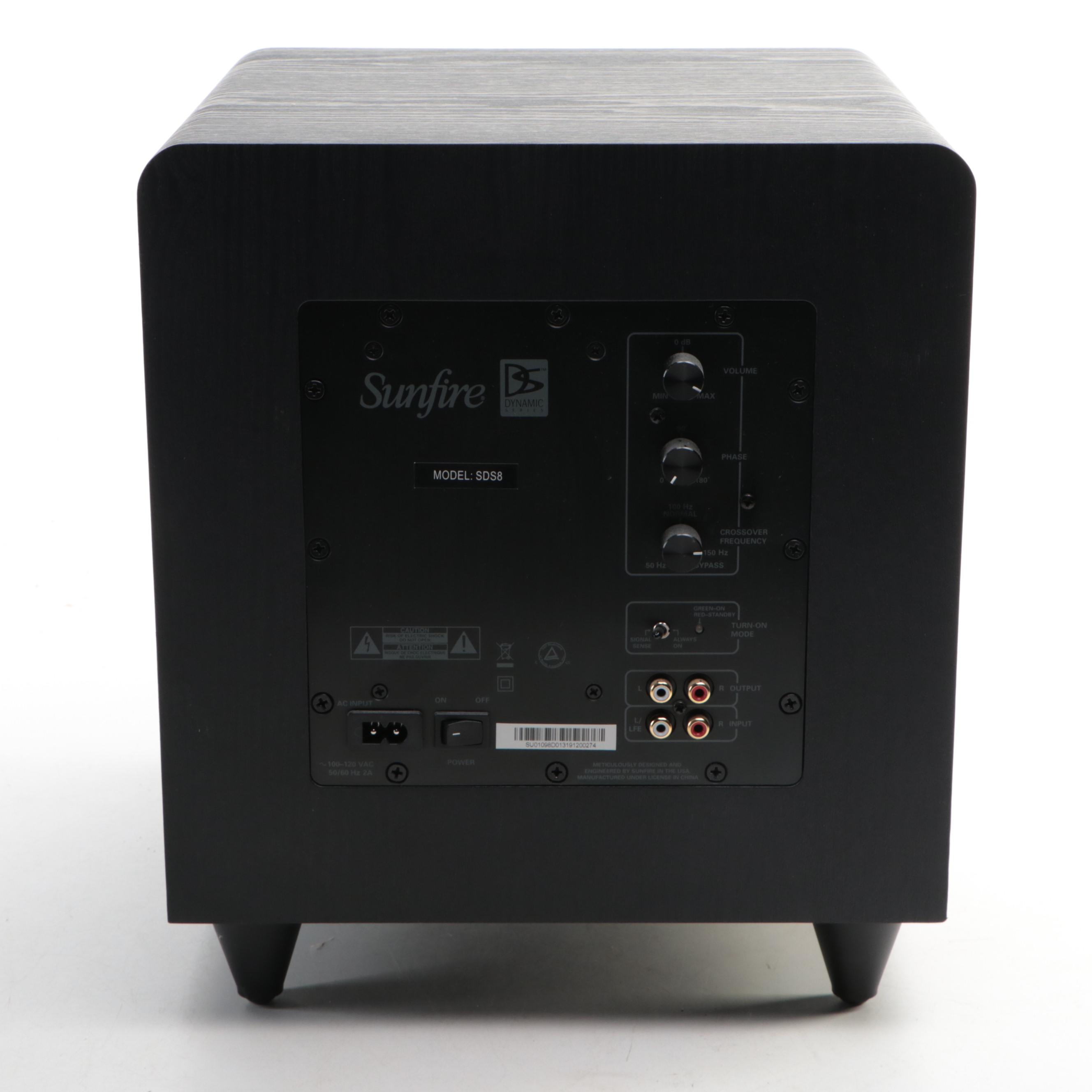 Sunfire SDS8 Subwoofer, 2019