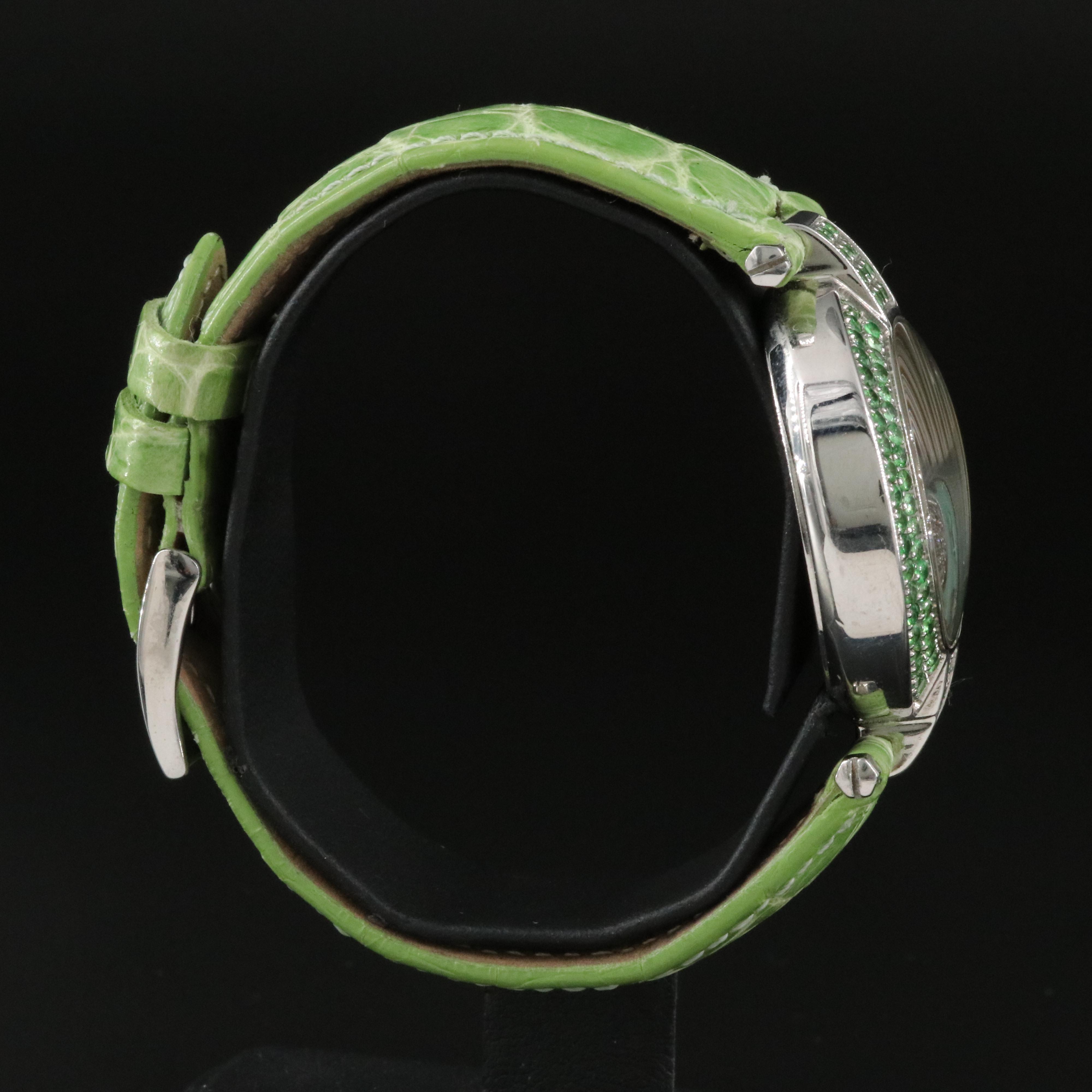 Effy Diamond & Tsavorite Quartz Watch