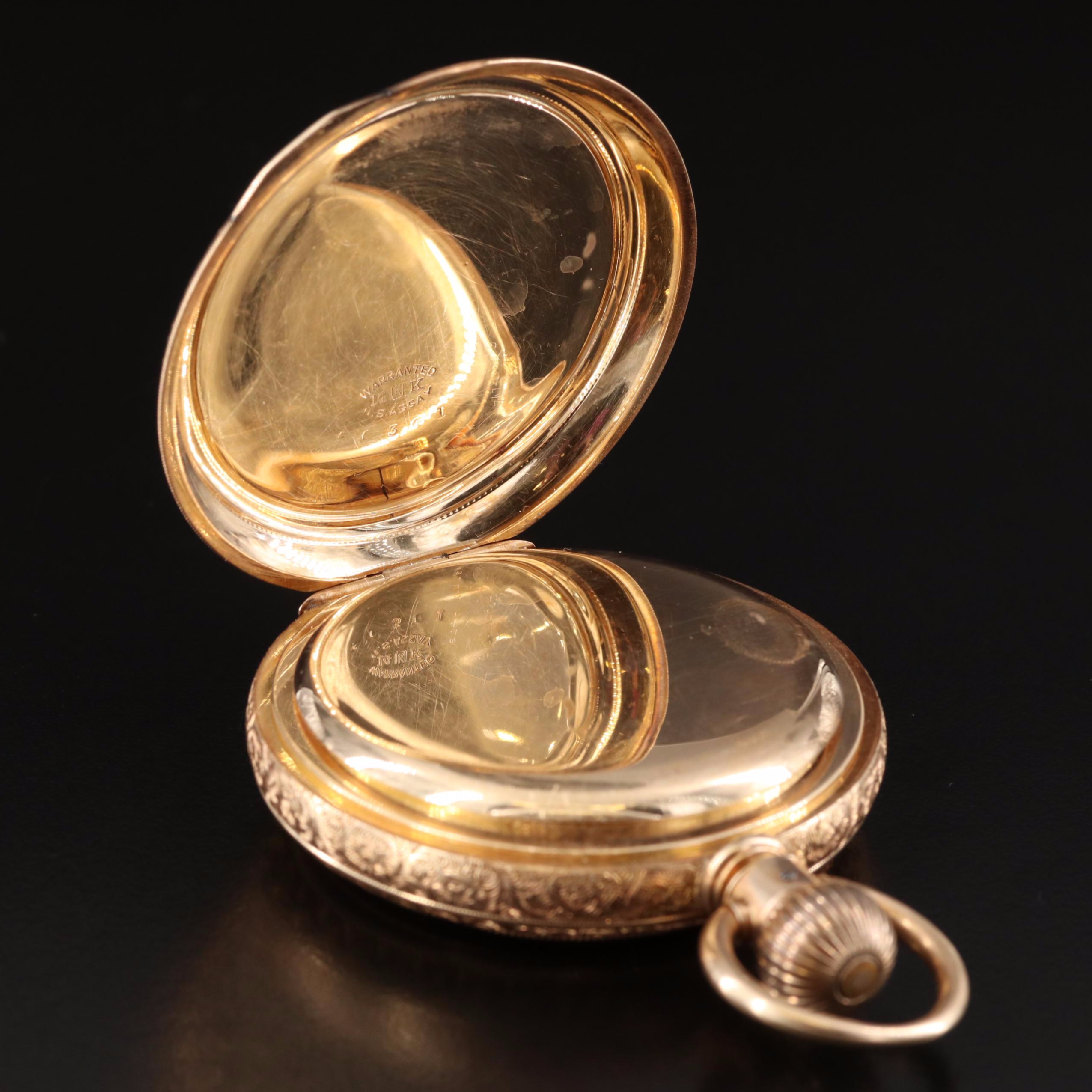 G.S. Penn & Son, Weatherford TX. Circa 1890 Rockford 14K Pocket Watch