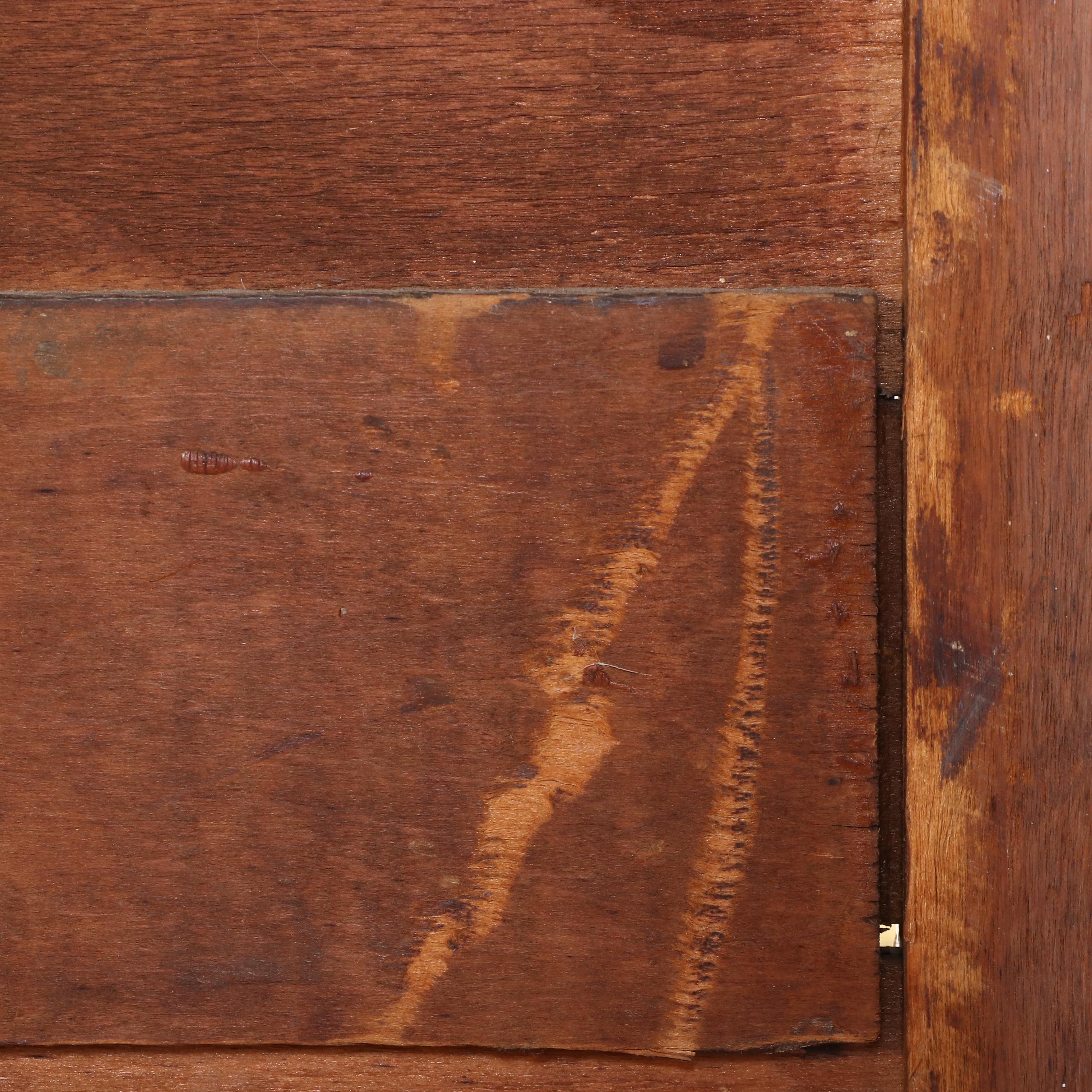 Late Victorian White-Painted Display Cabinet, circa 1900