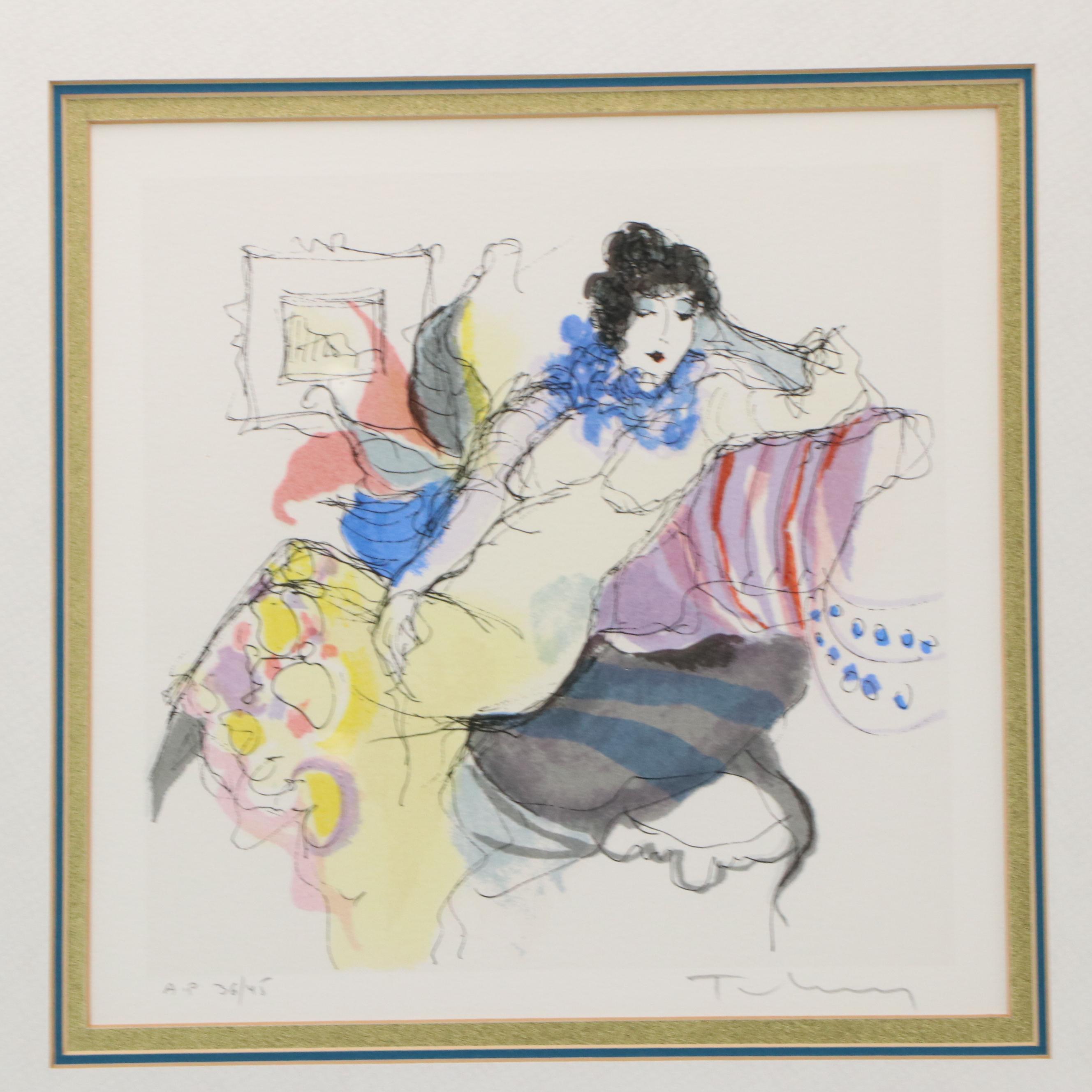 Itzchak Isaac Tarkay Lithographs, 21st Century, AP 36/45