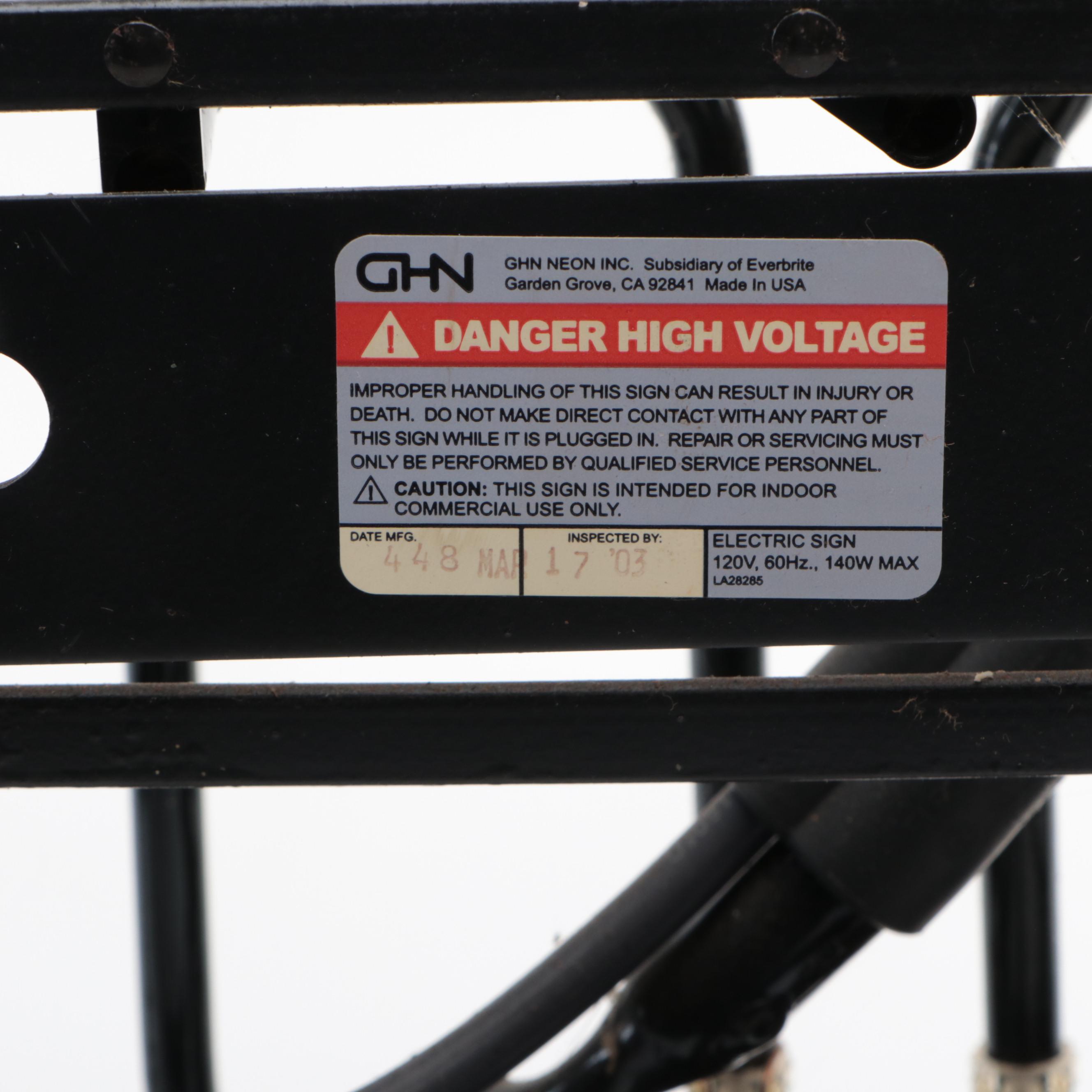 Rolling Rock Beer Neon Sign, 2003