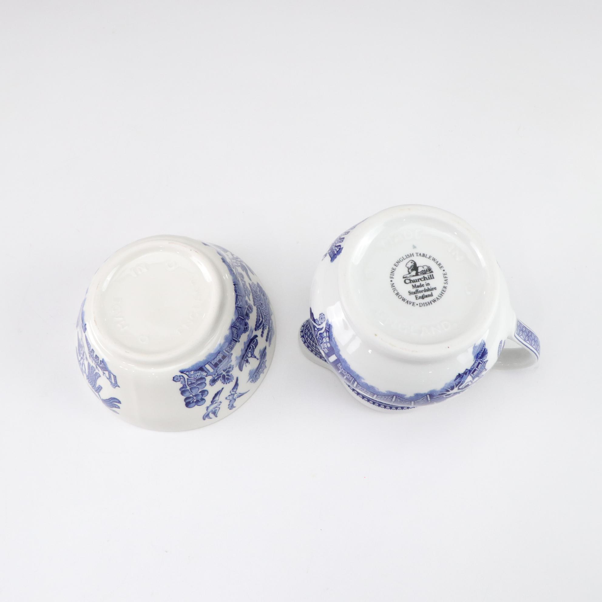Churchill "Blue Willow" Ceramic Tea Set