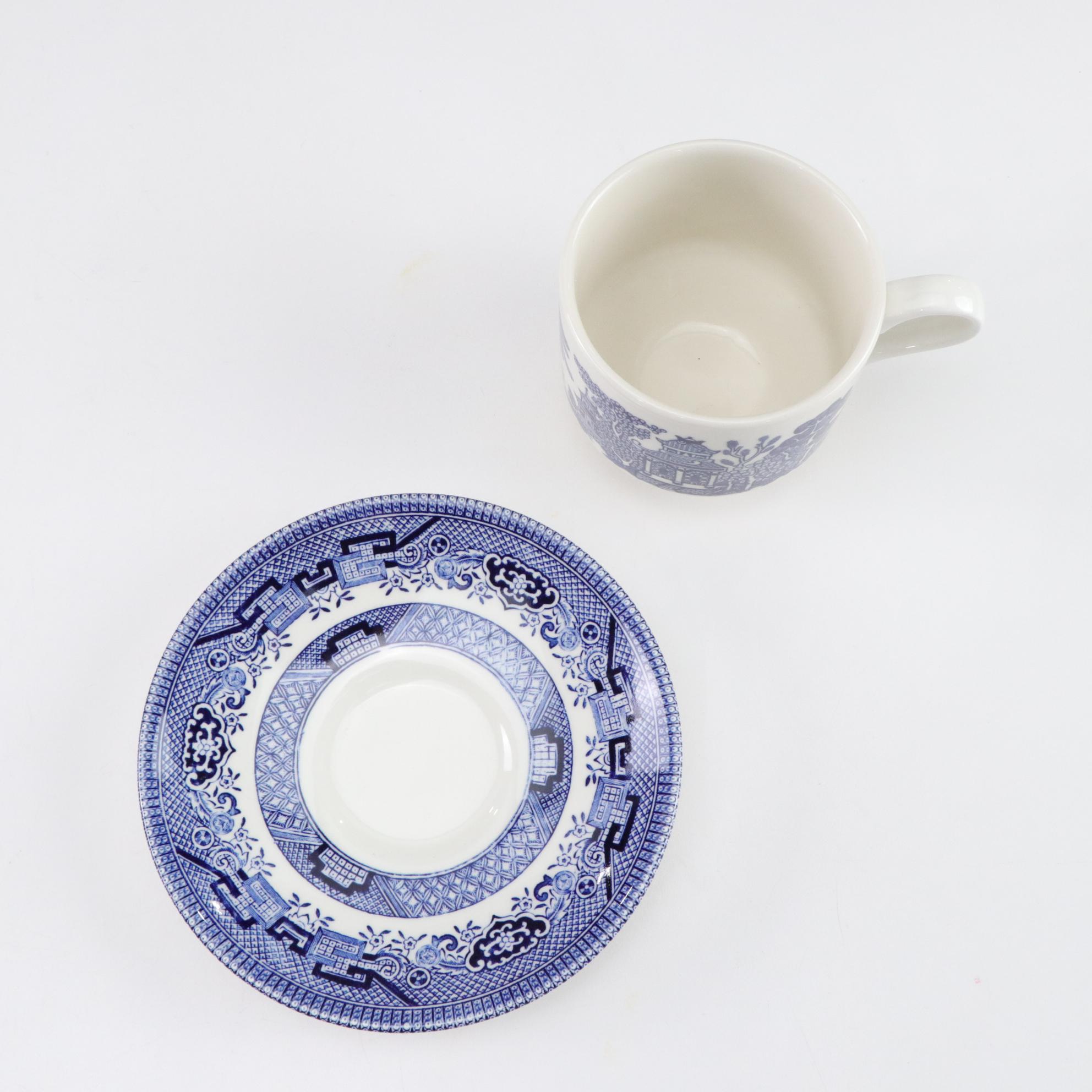 Churchill "Blue Willow" Ceramic Tea Set