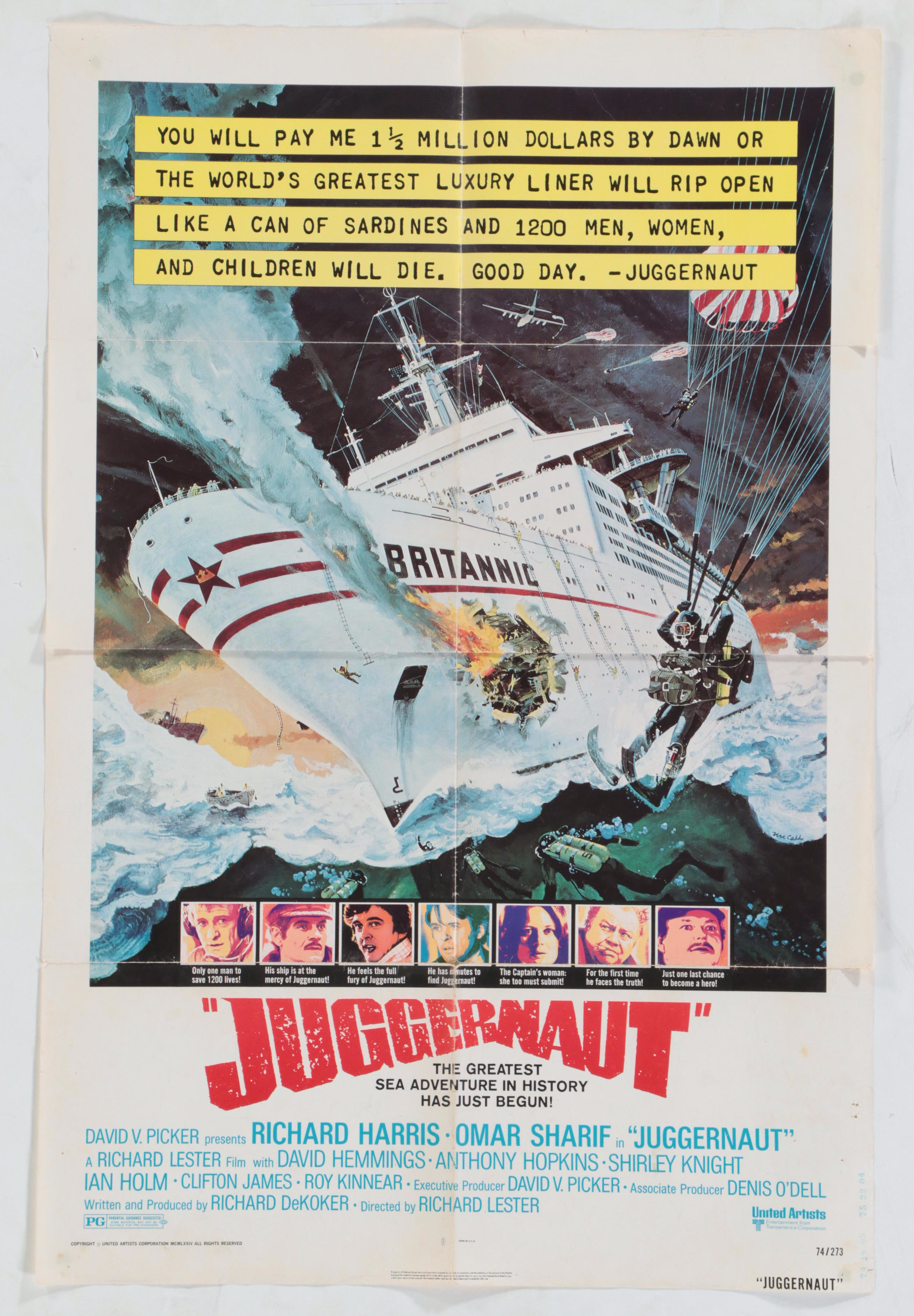 1970s Movie Poster Collection Including "The Omen"