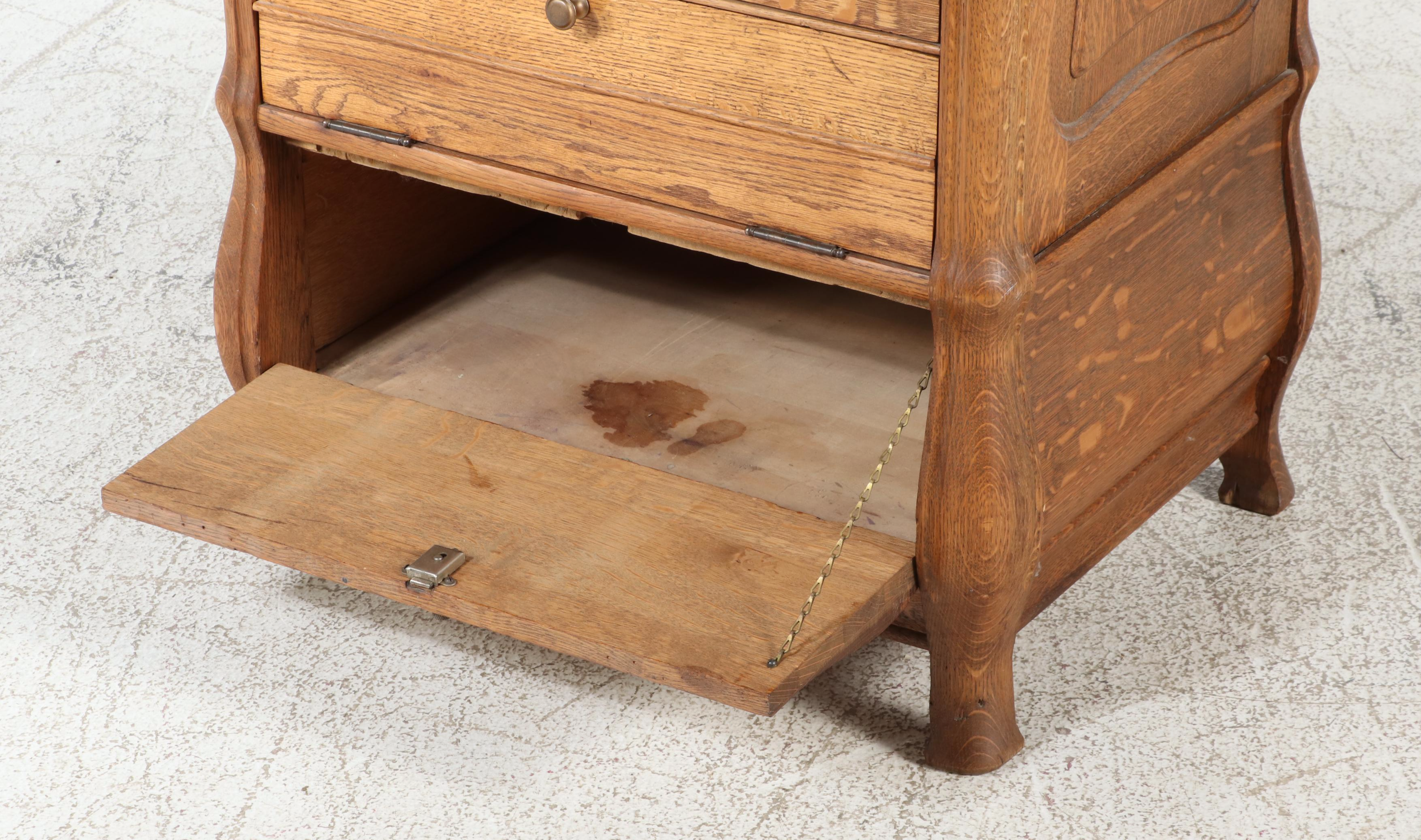 The National Cash Register Co. Quartersawn Oak Cash Register Stand