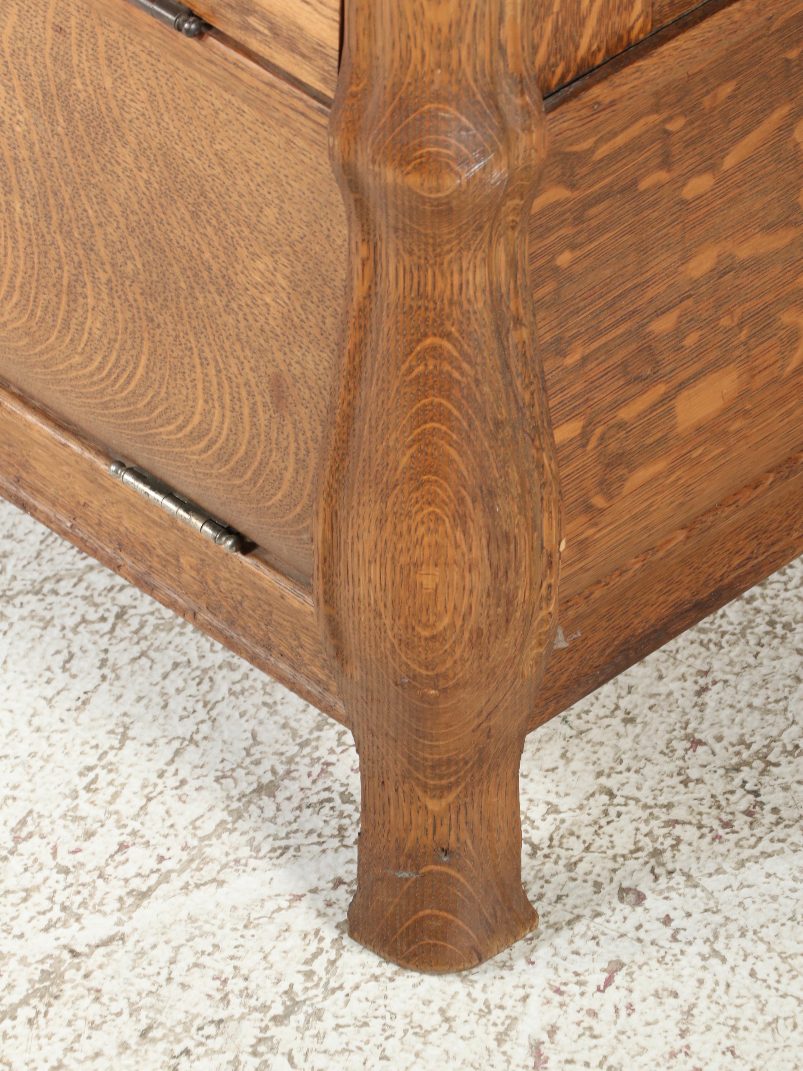 The National Cash Register Co. Quartersawn Oak Cash Register Stand