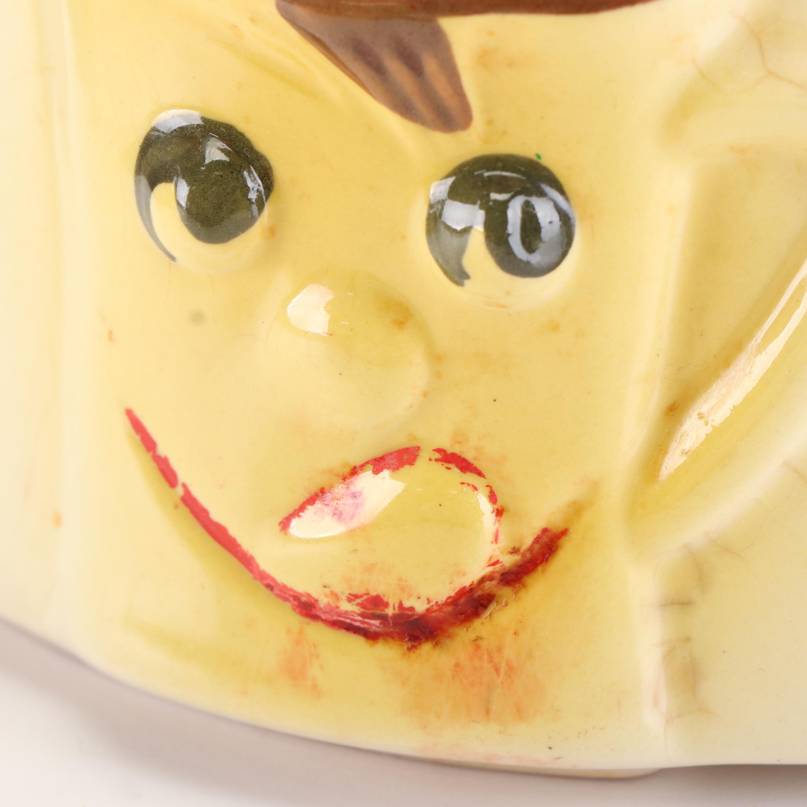 McCoy Bicentennial Drip Glaze Milk Can Cookie Jar and Teapot Cookie Jar