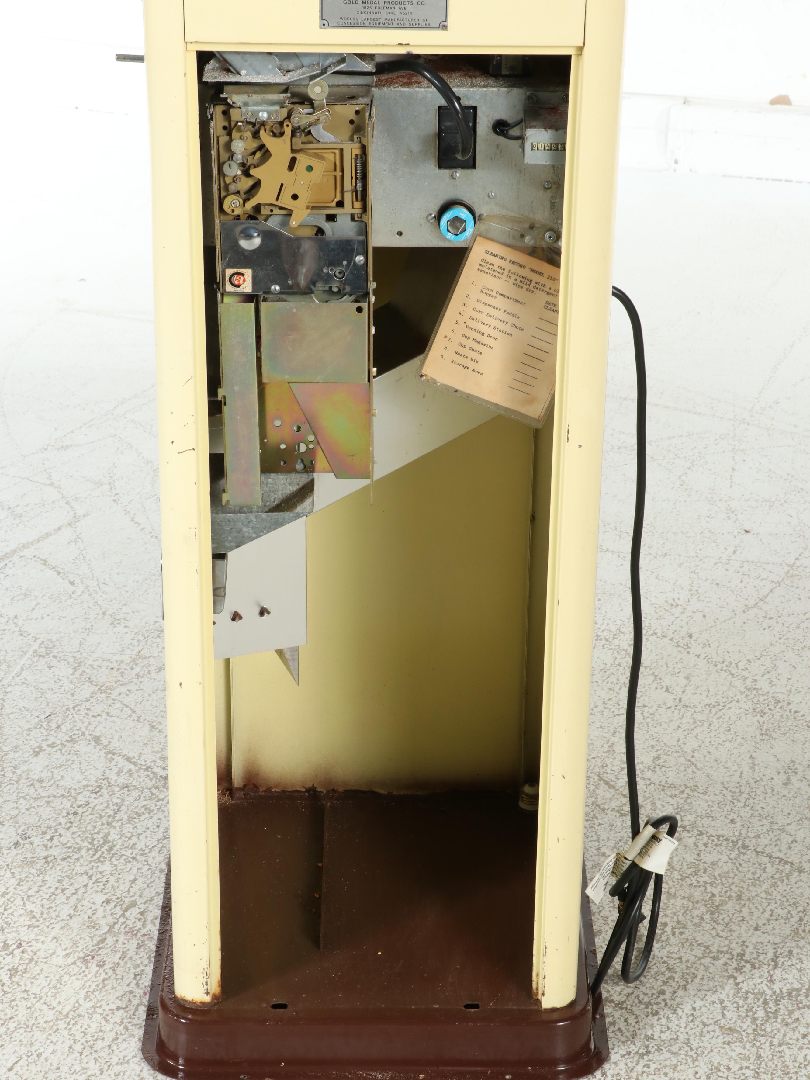 Gold Medal "Model 210" Automatic Popcorn Vendor, Mid-20th Century