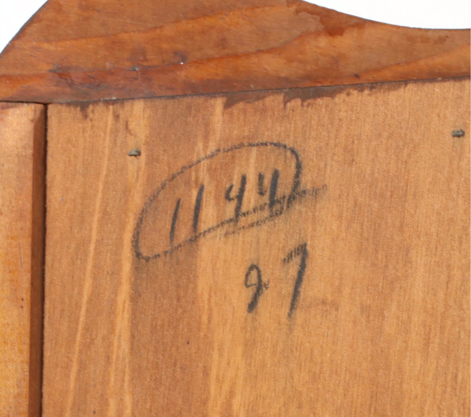 American Colonial Style Pine Corner Cupboard, Mid-20th Century