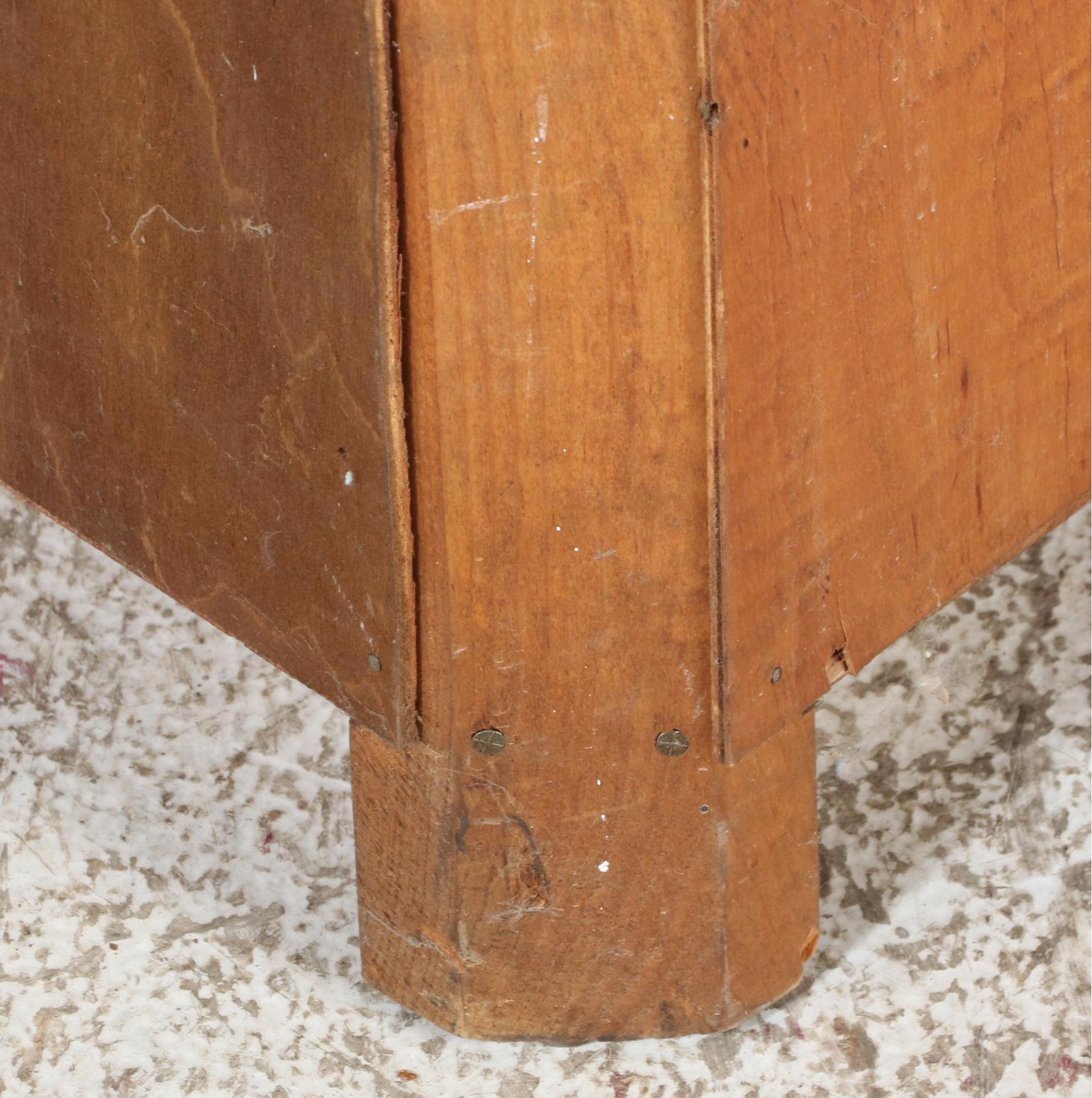 American Colonial Style Pine Corner Cupboard, Mid-20th Century