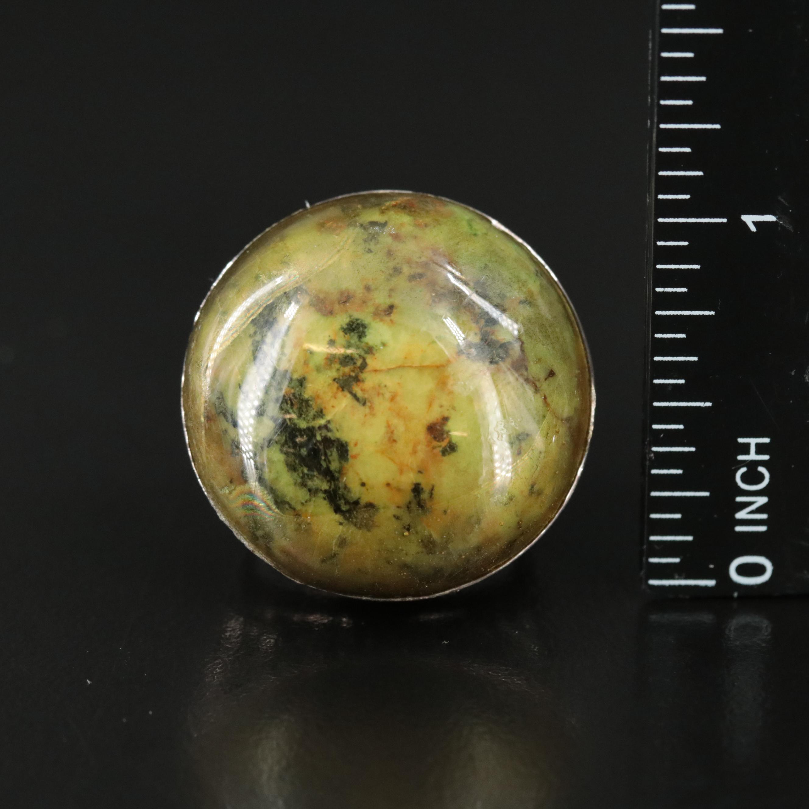 Sterling Rings Including Agate, Jasper, and Tiger's Iron