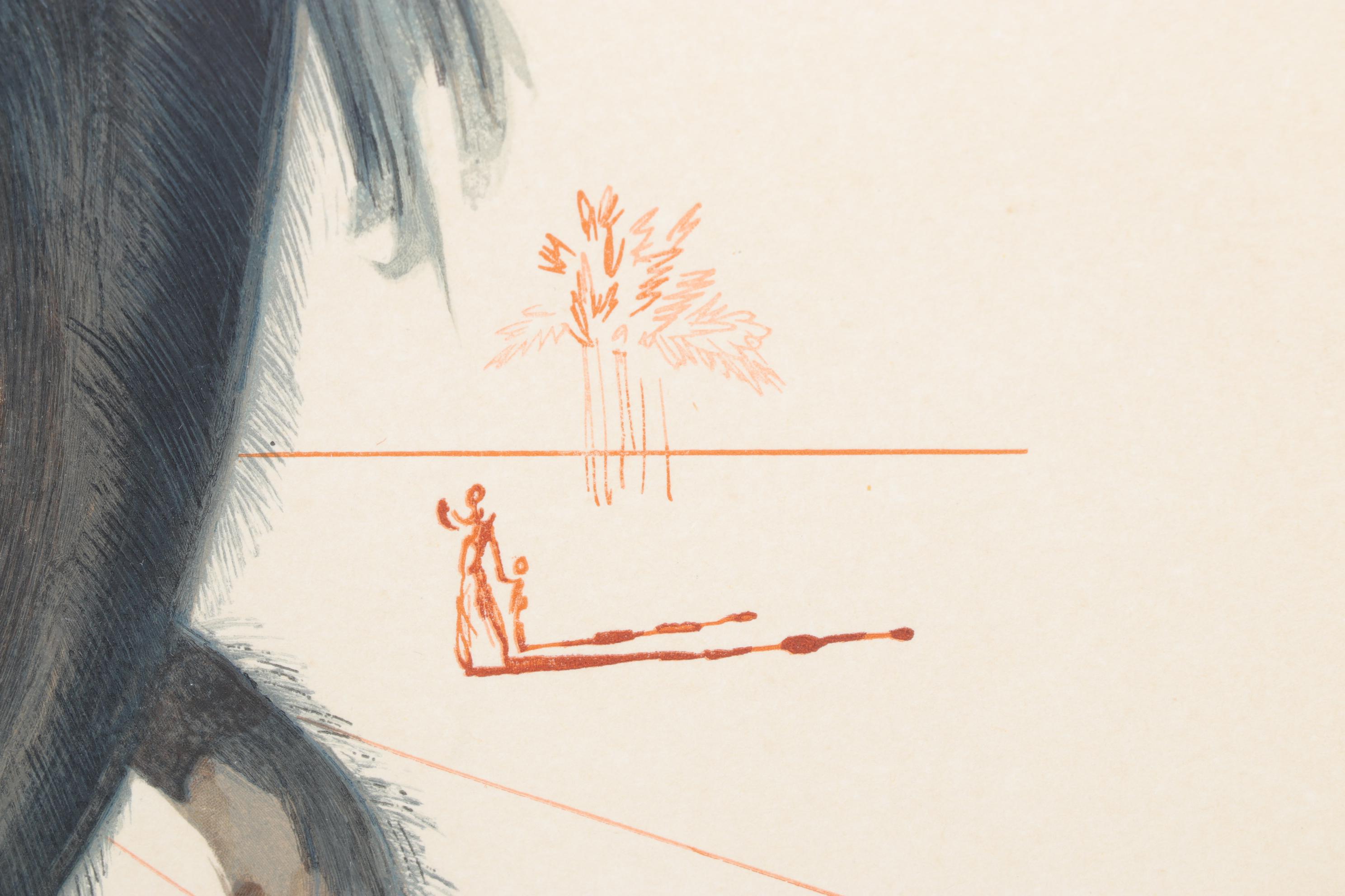 Salvador Dalí Wood Engraving "Devins et Sorciers"