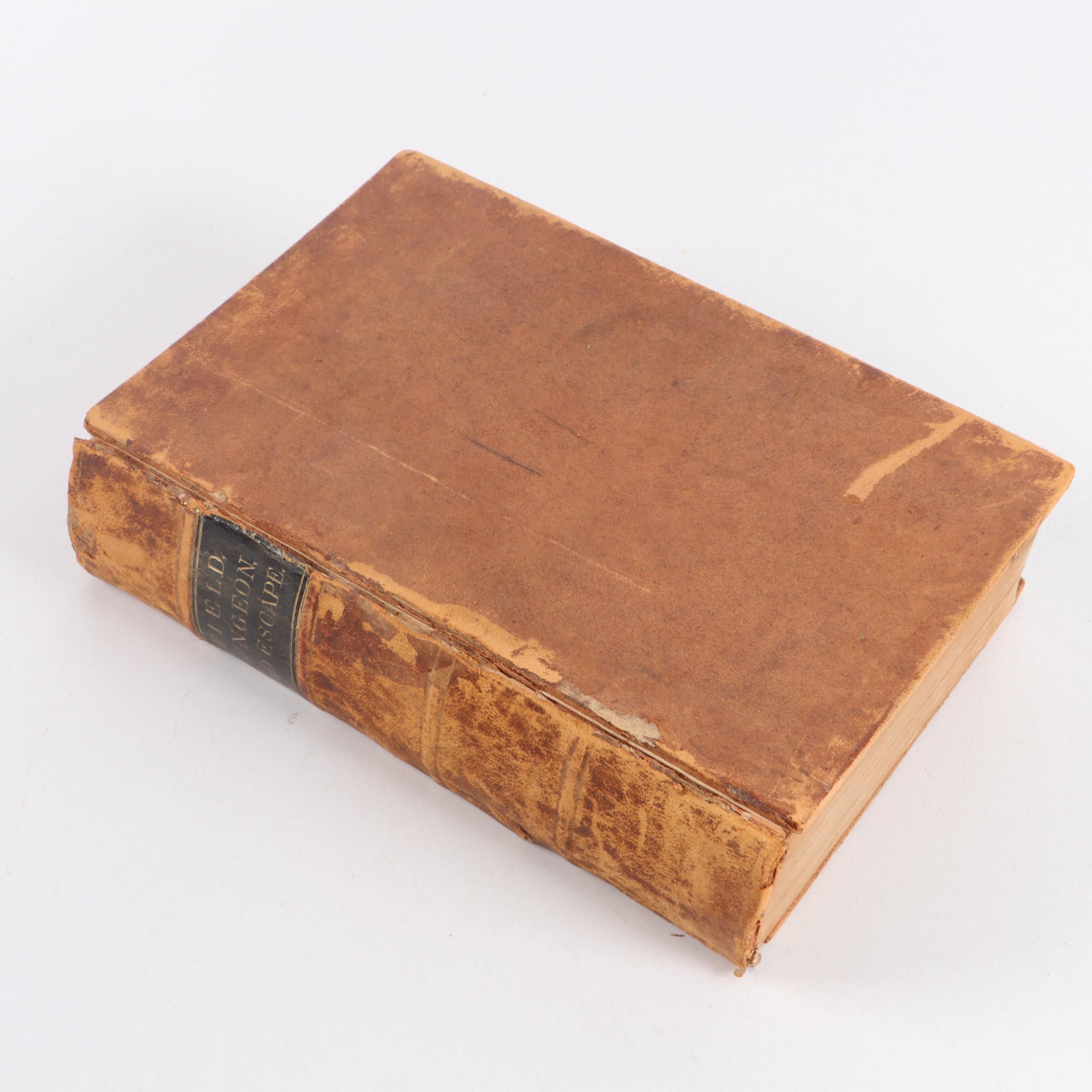 Leather Bound "The Secret Service" by Albert D. Richardson, 1865
