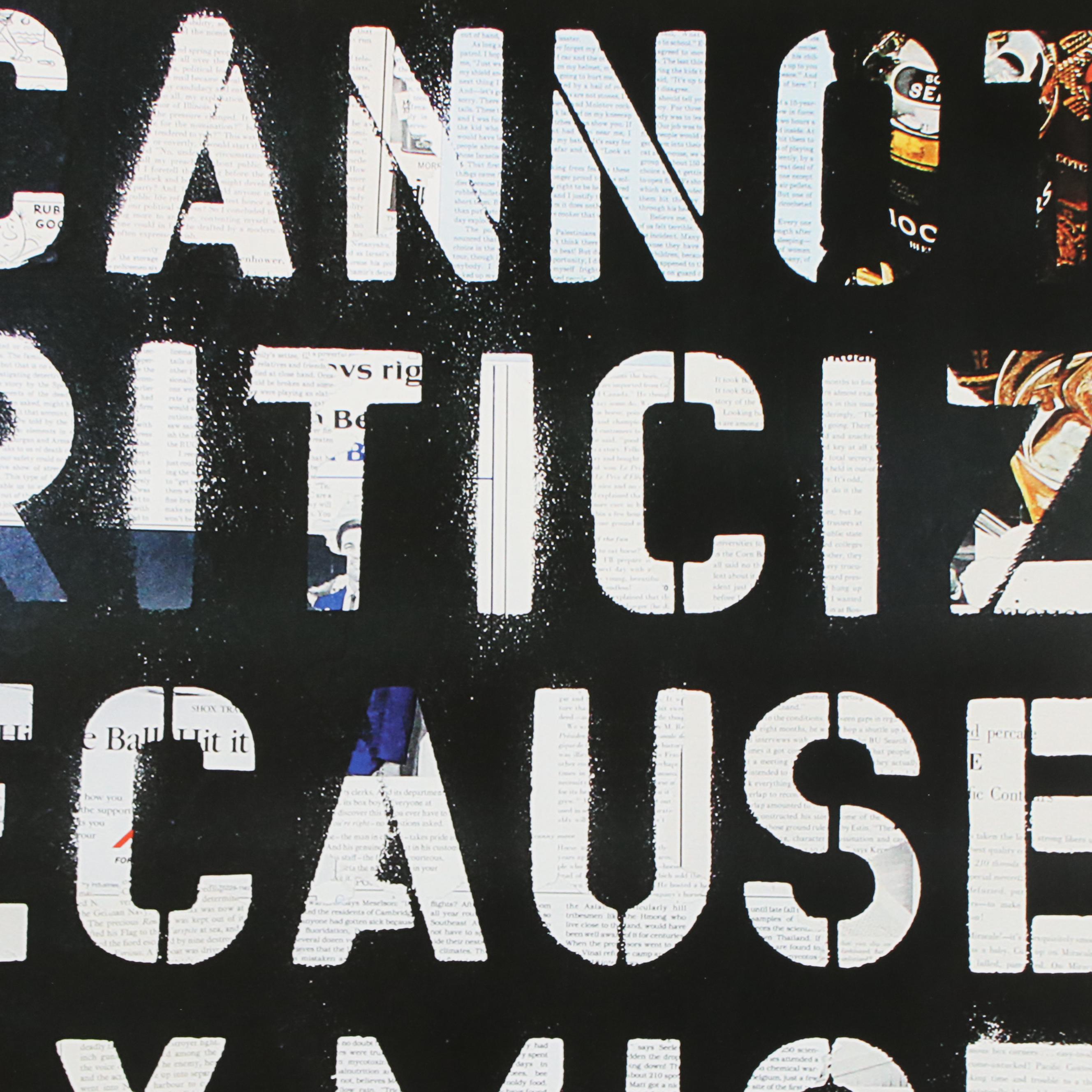 Mr. Brainwash Offset Lithograph "Art Cannot Be Criticized," 21st Century