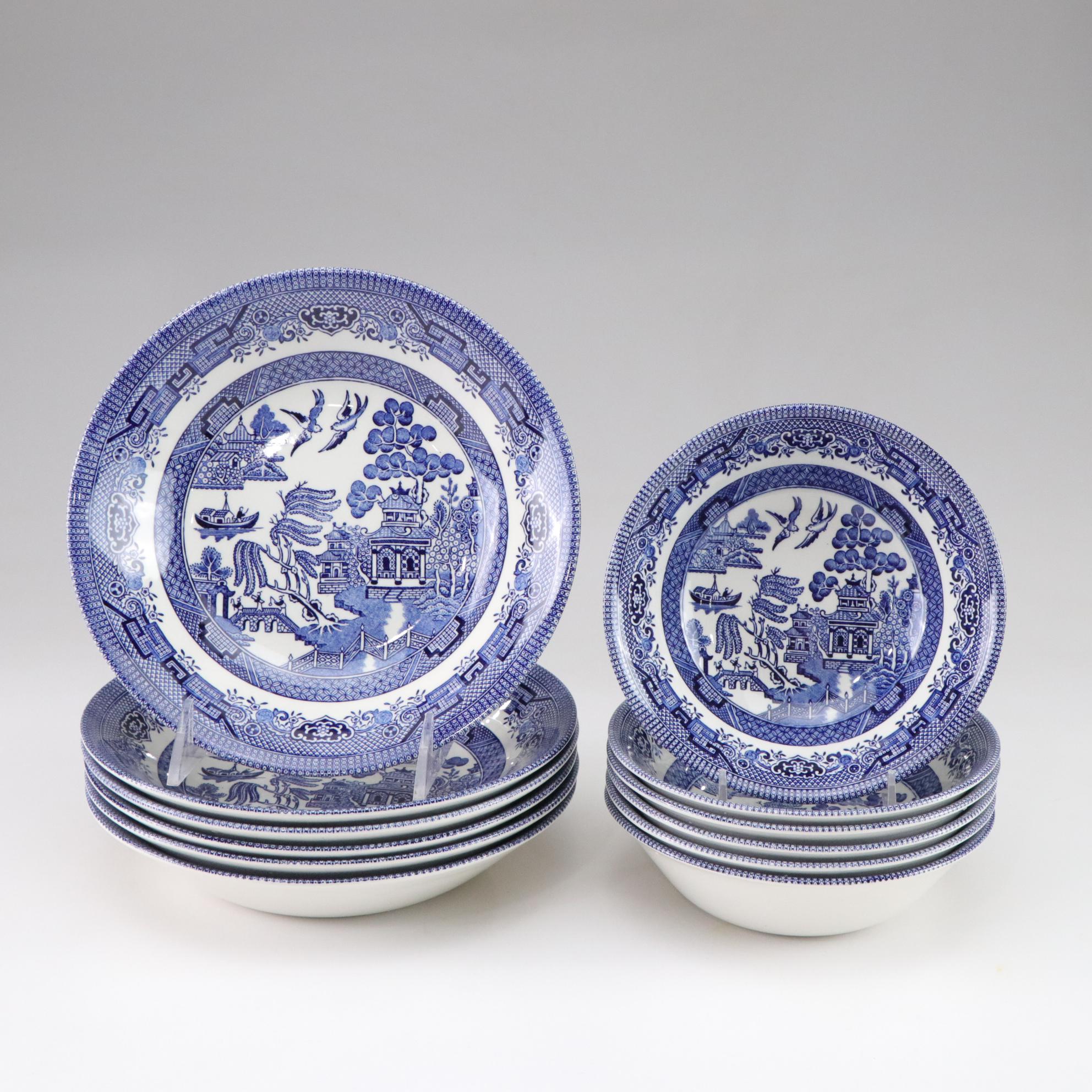 Churchill "Blue Willow" Ceramic Dinnerware Set