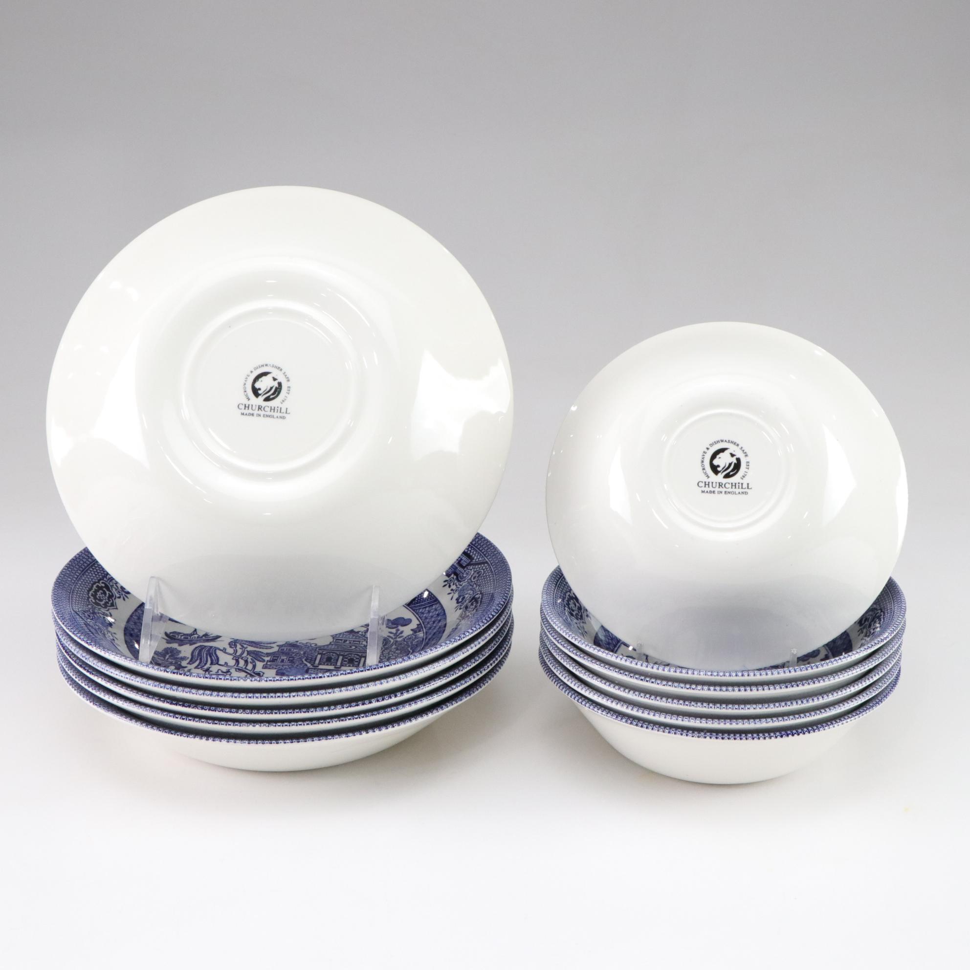 Churchill "Blue Willow" Ceramic Dinnerware Set