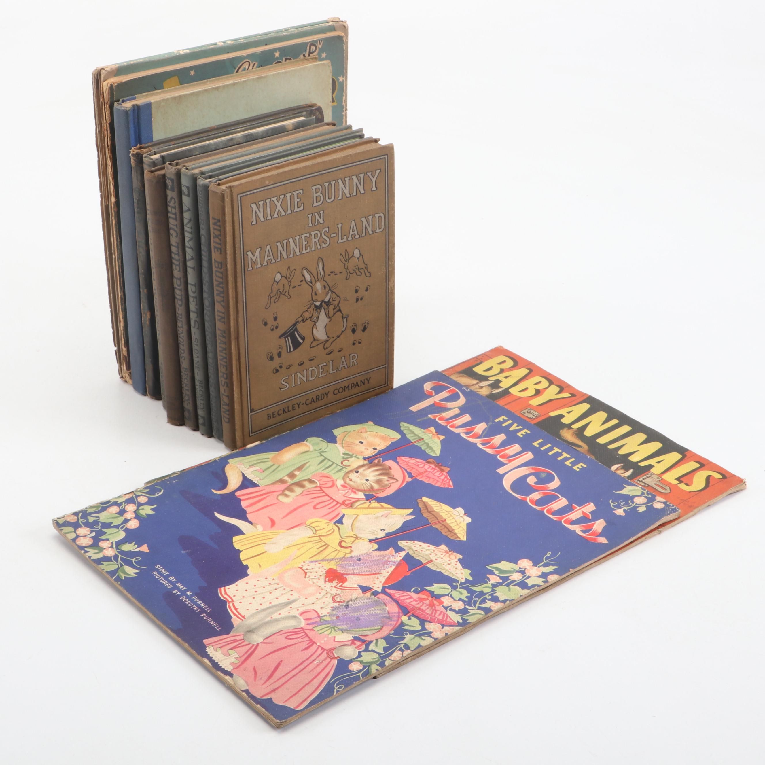 "The 'Pop-Up' Mother Goose" by Harold Lentz with More Children's Books