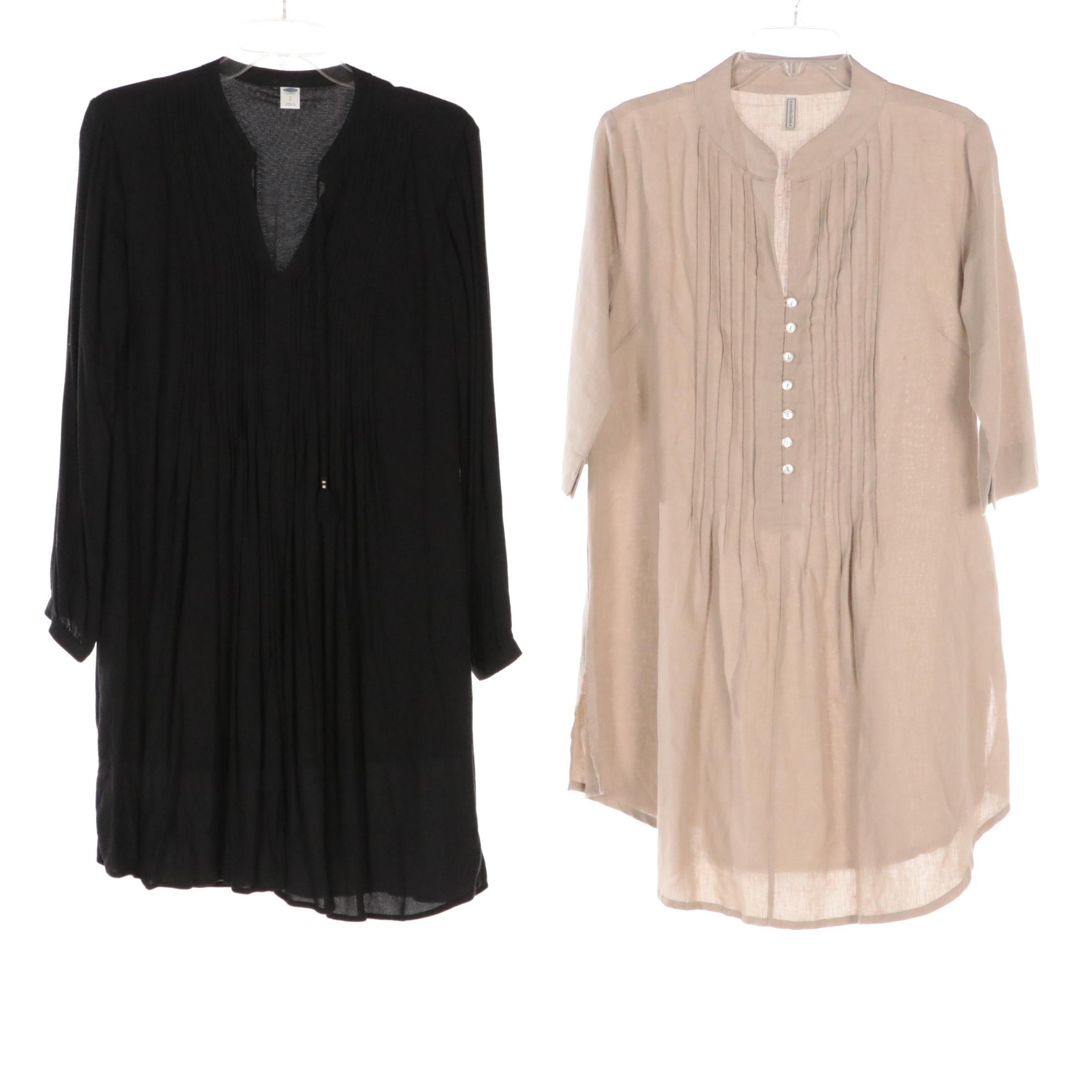 Old Navy & Embellish Shift and Other Sleeveless Dresses in Linen & Cotton