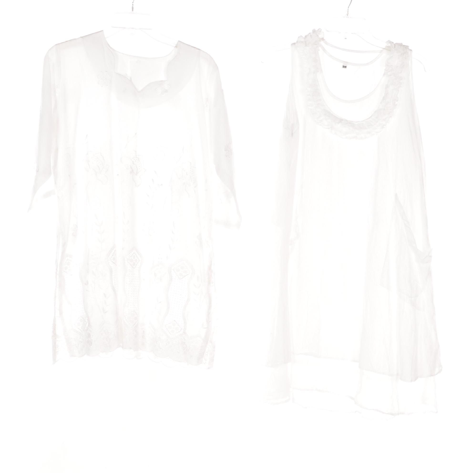 Old Navy & Embellish Shift and Other Sleeveless Dresses in Linen & Cotton