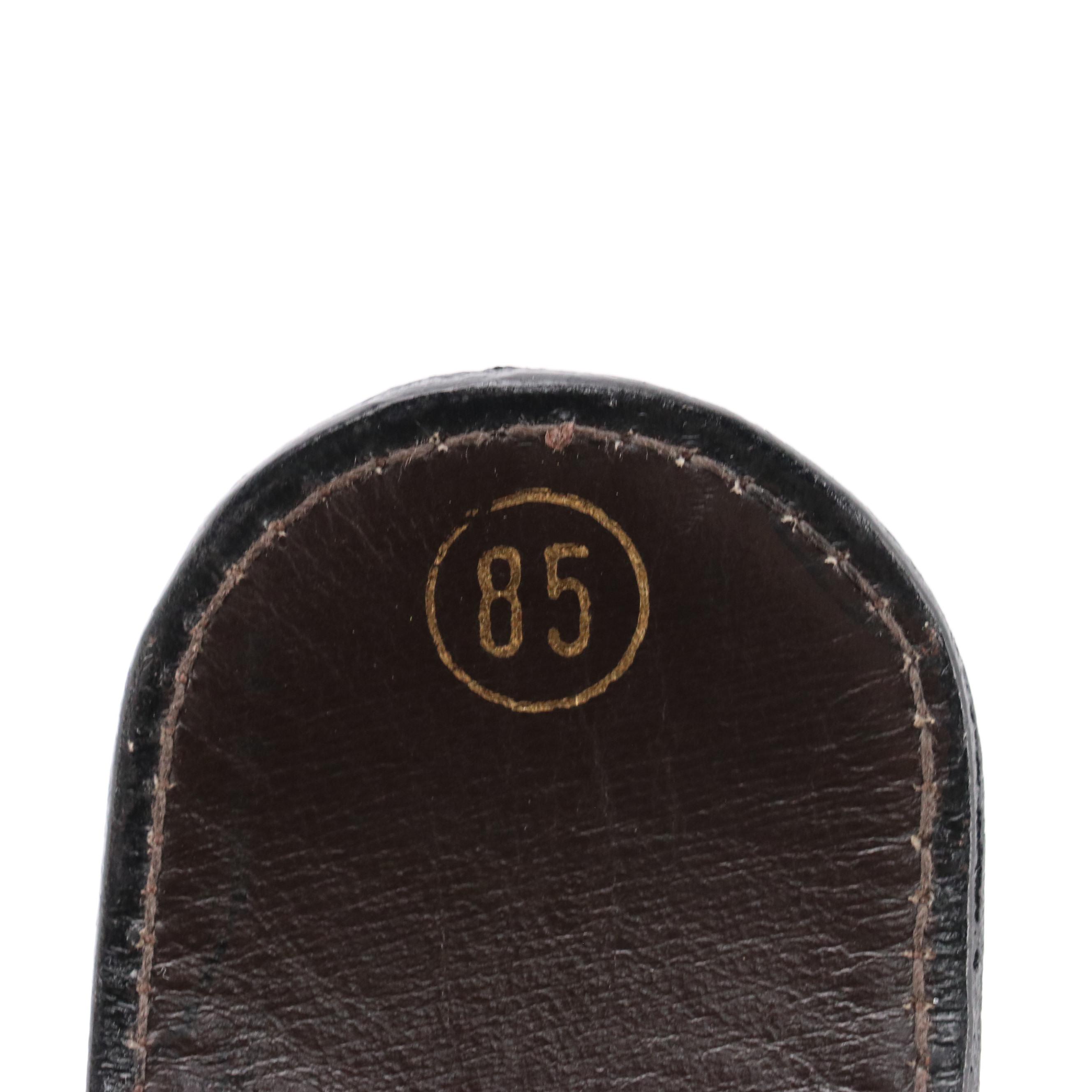 Gucci Vintage Brown Suede Belt and Bottega Veneta Black Leather Belts