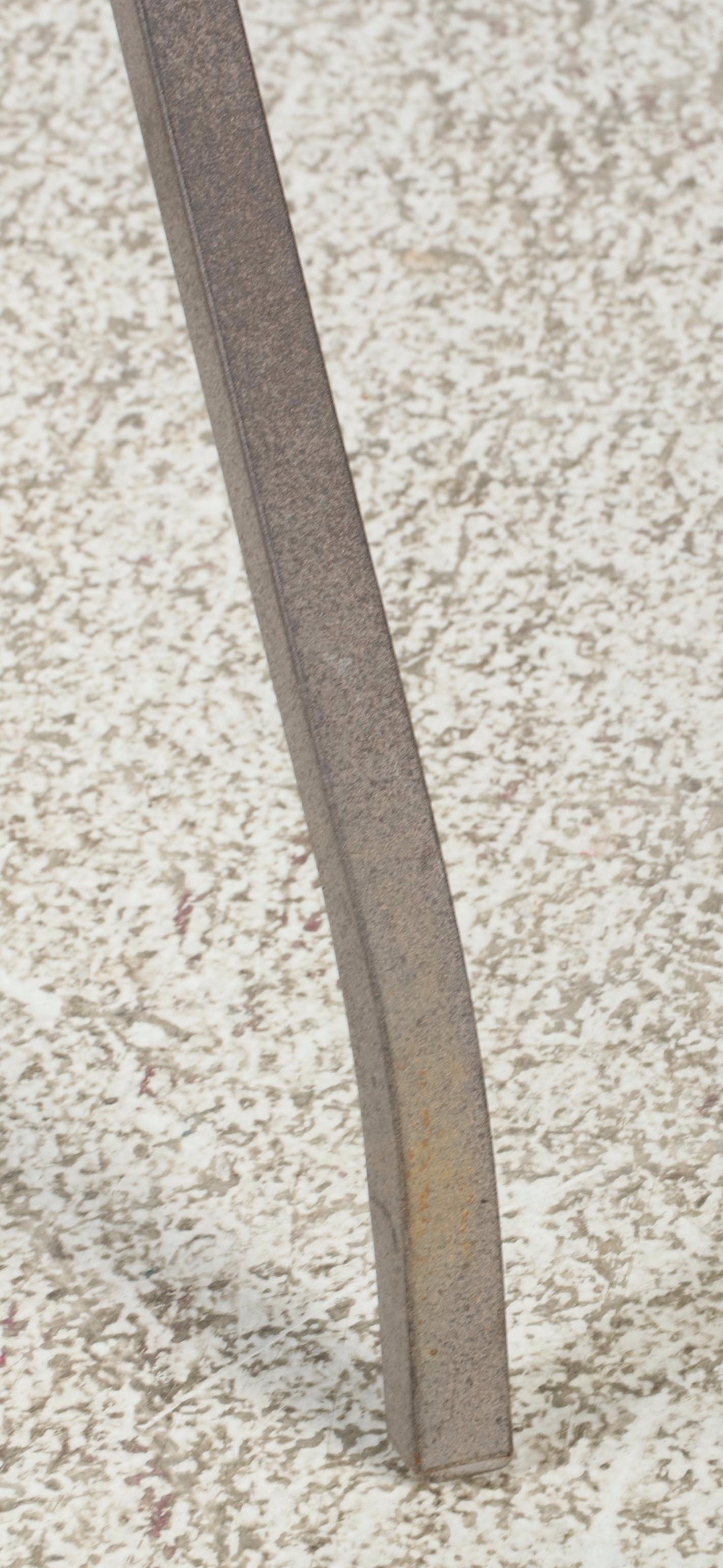 Metal and Glass Top Patio Table