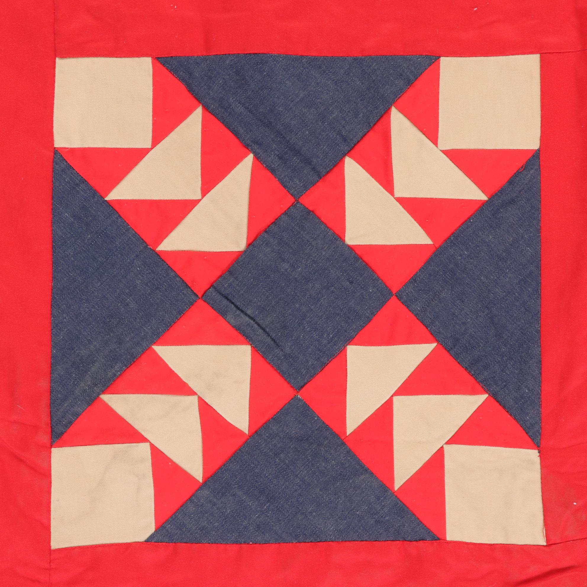 Hand-Pieced "Wild Goose Chase" Quilt Runner