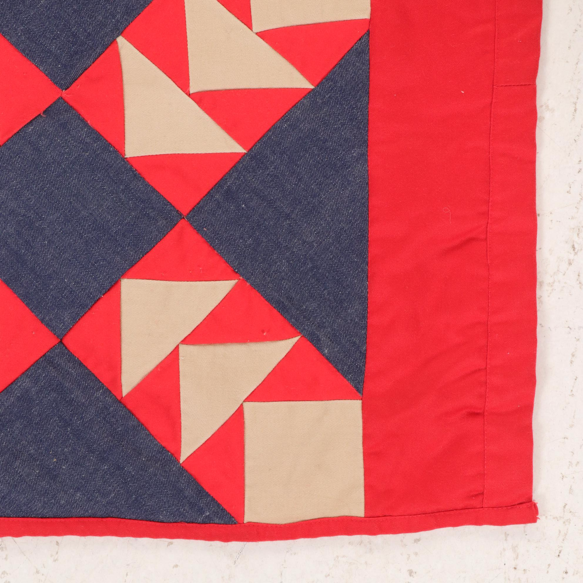 Hand-Pieced "Wild Goose Chase" Quilt Runner