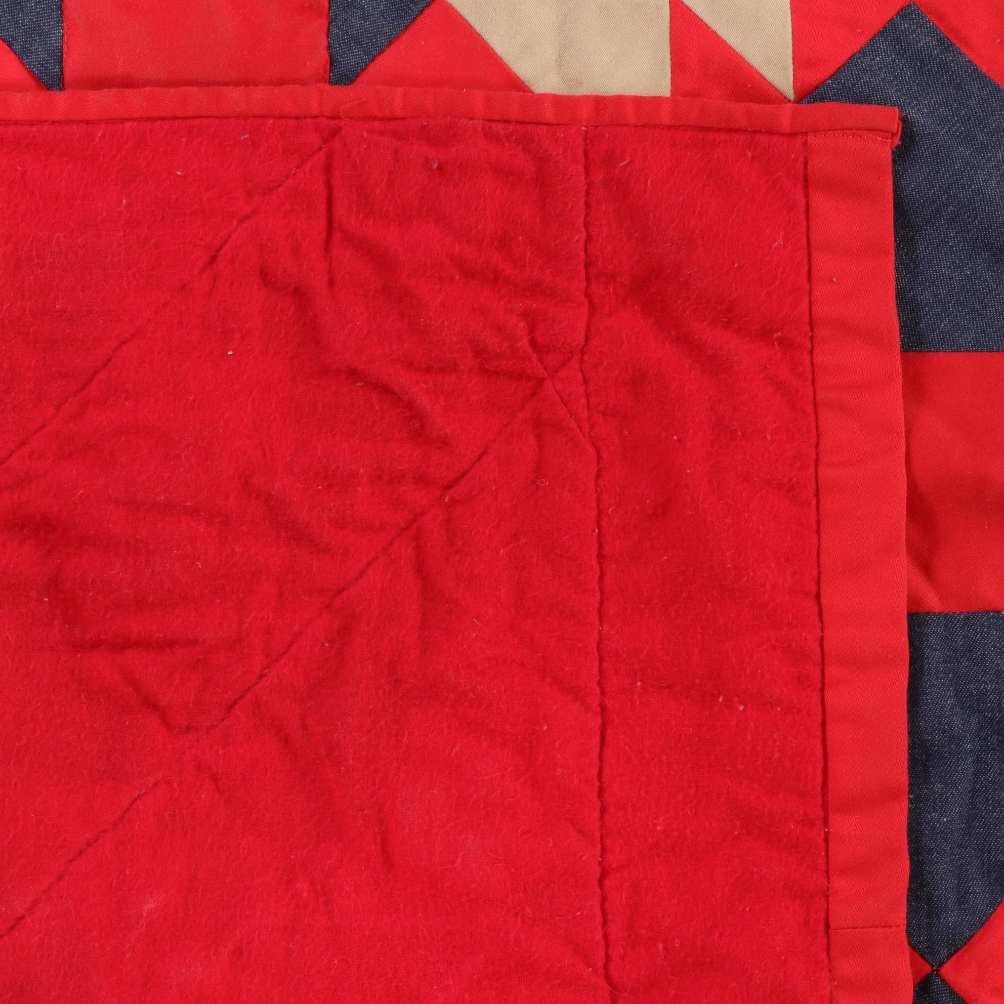 Hand-Pieced "Wild Goose Chase" Quilt Runner