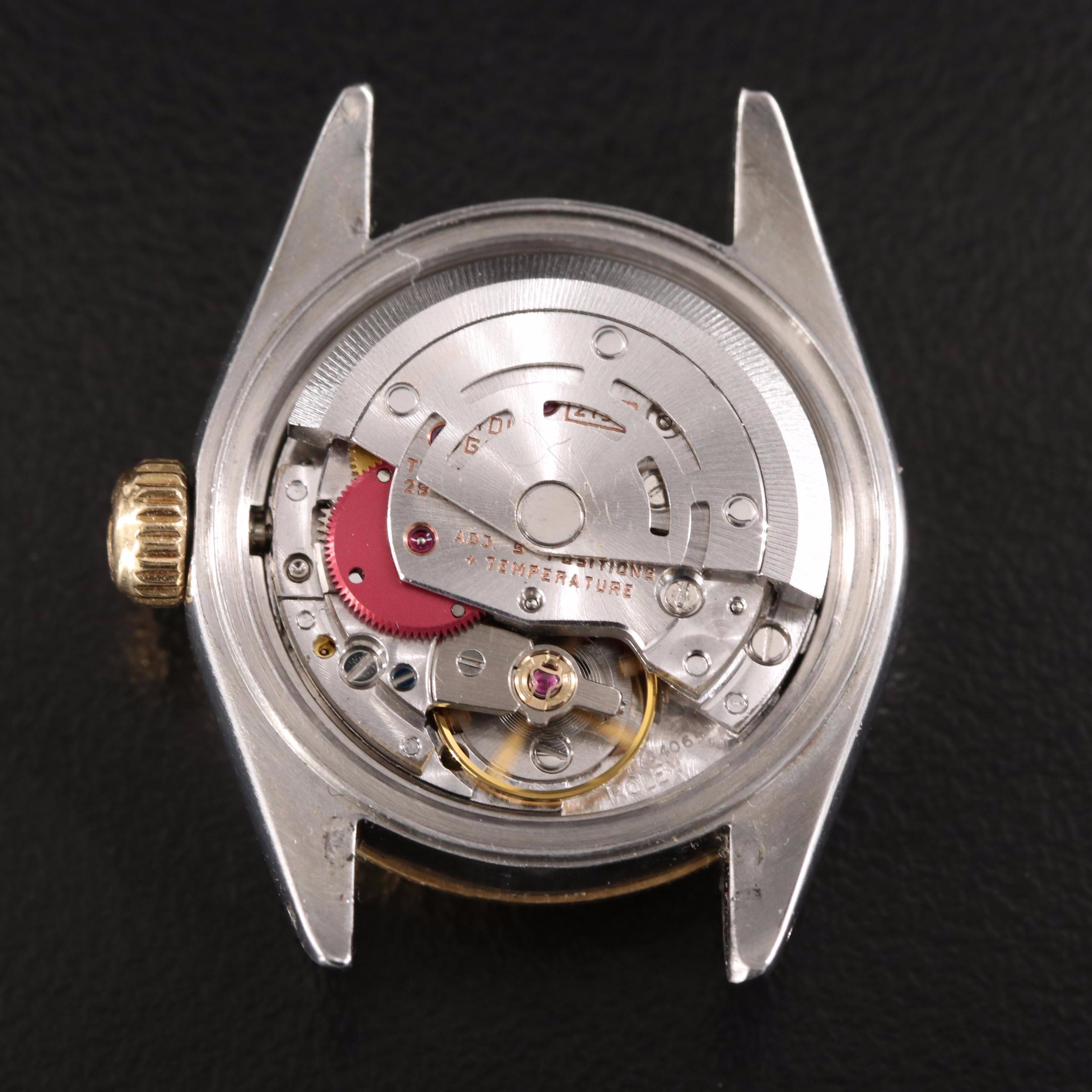 1991 Rolex Black Dial Oyster Perpetual Datejust Watch