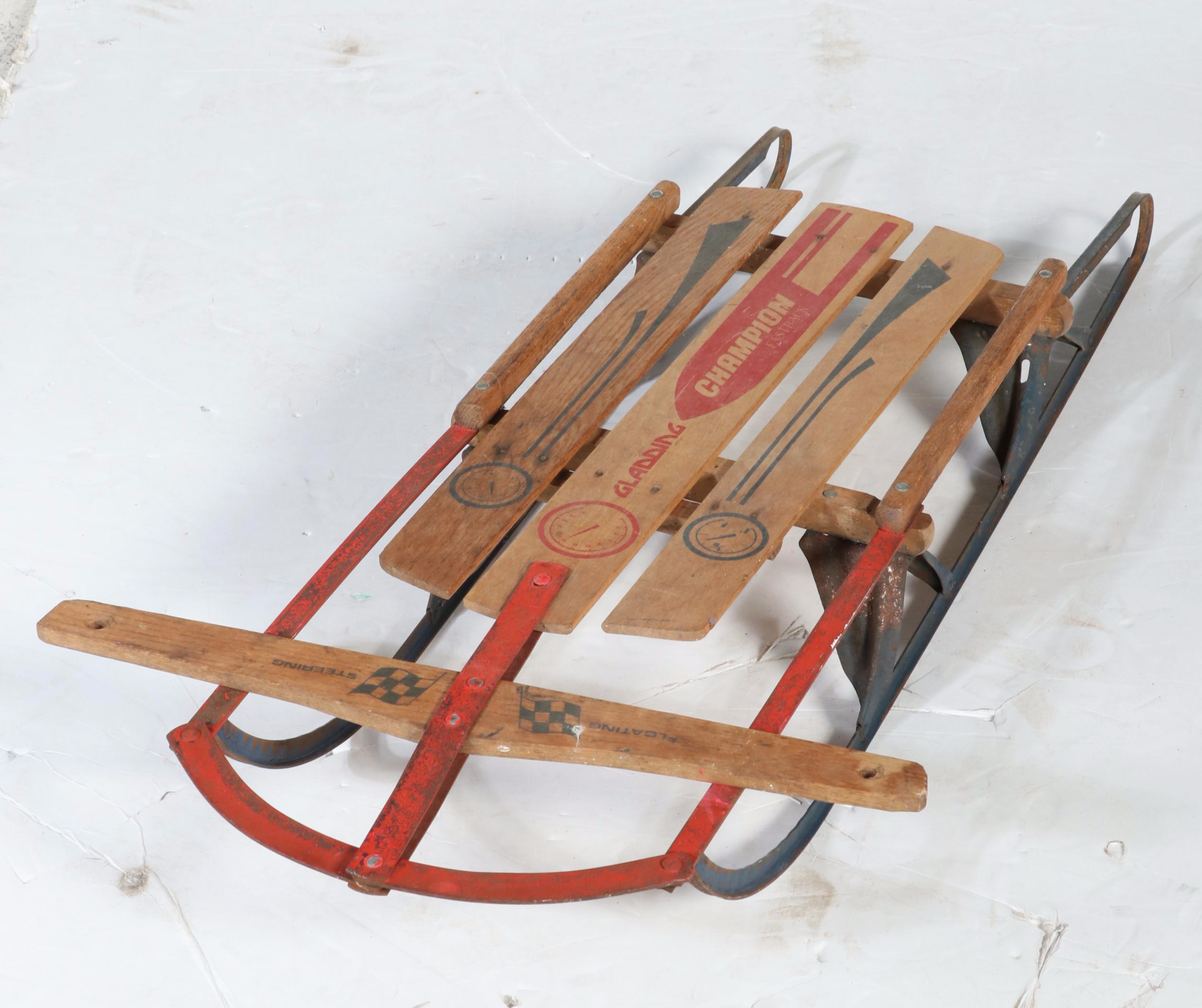 Gladding Champion Fastback and More Wood and Metal Sleds